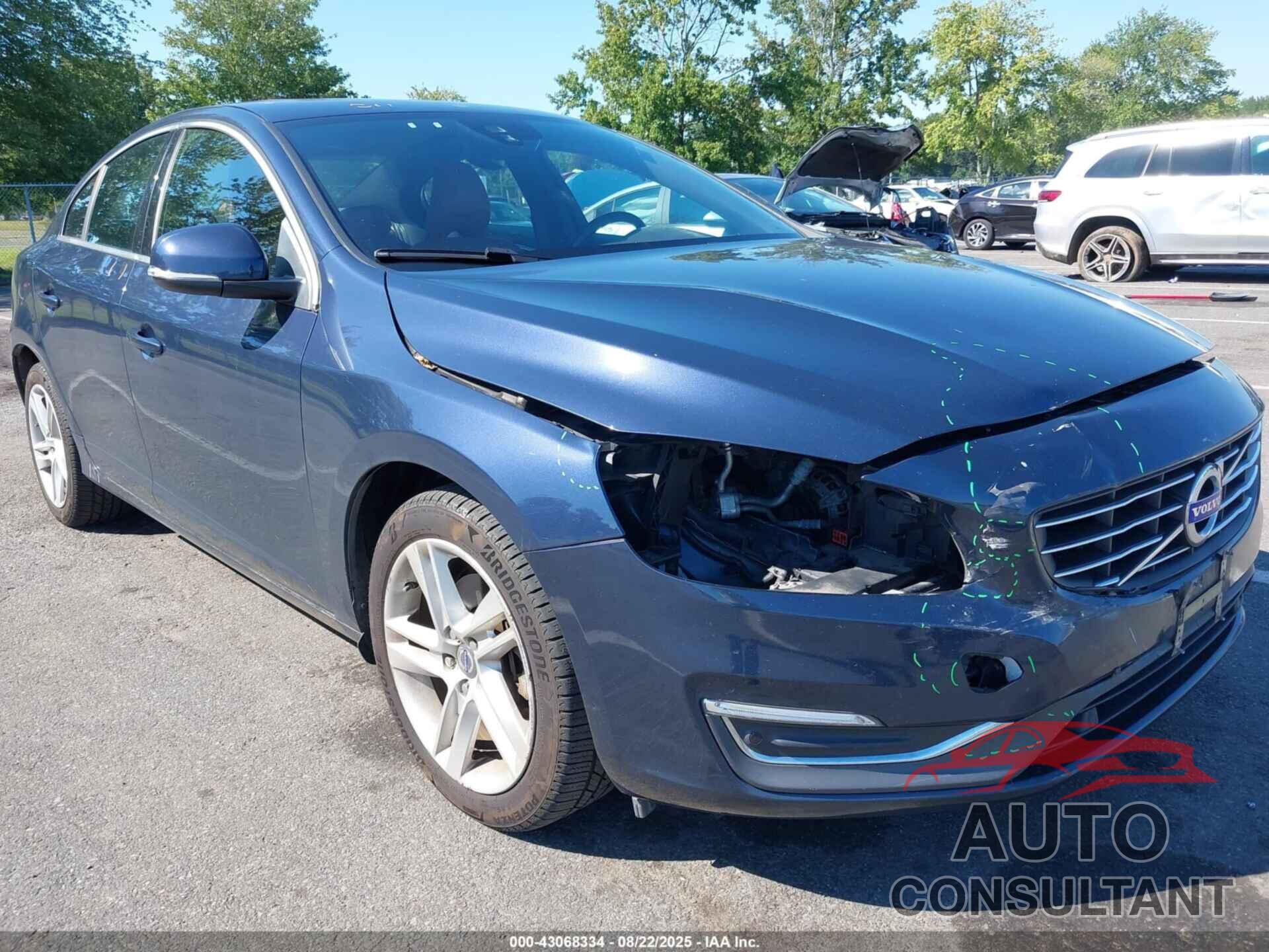 VOLVO S60 2015 - YV126MFK6F1345814