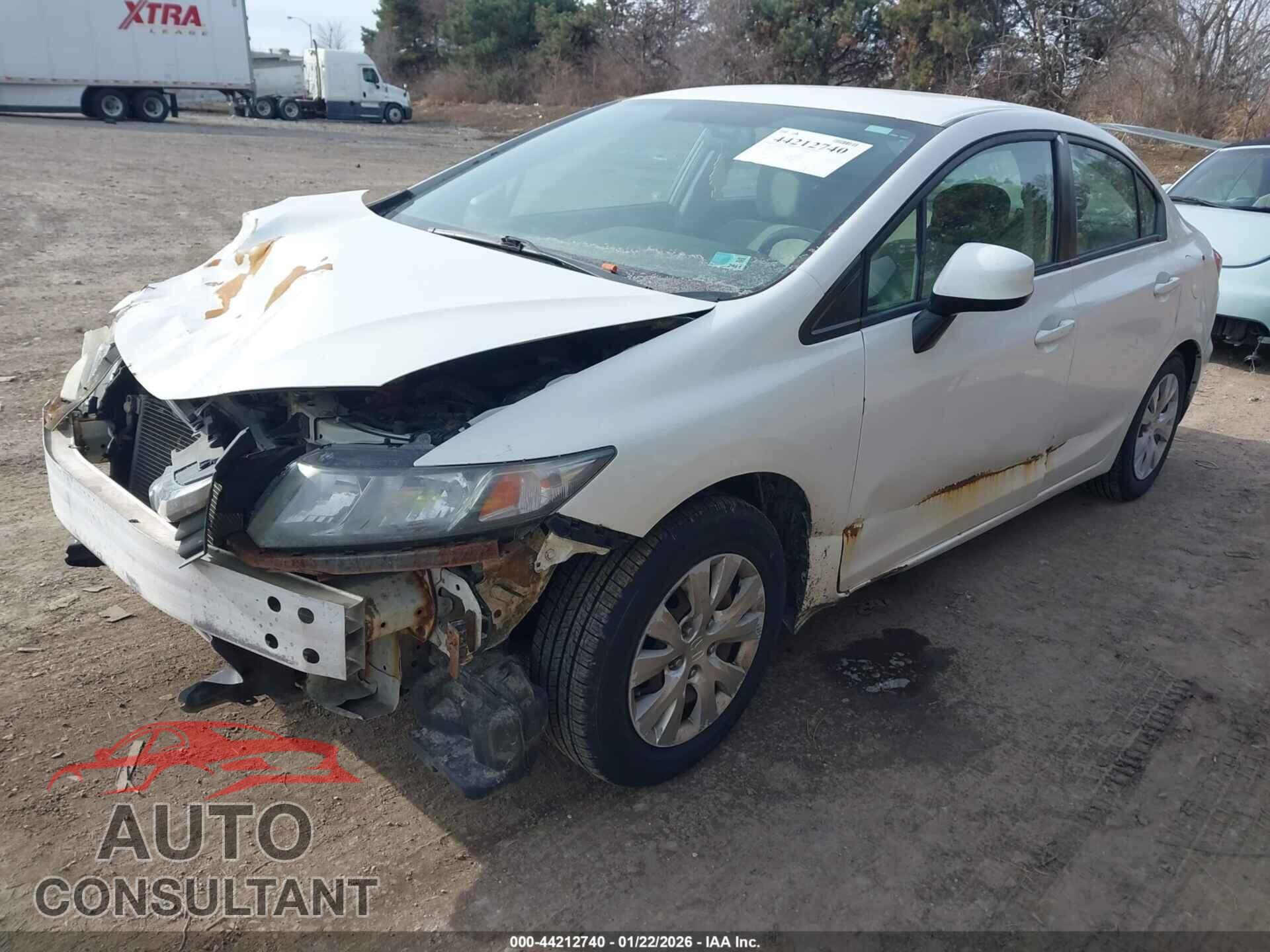 HONDA CIVIC 2012 - 2HGFB2F5XCH320155