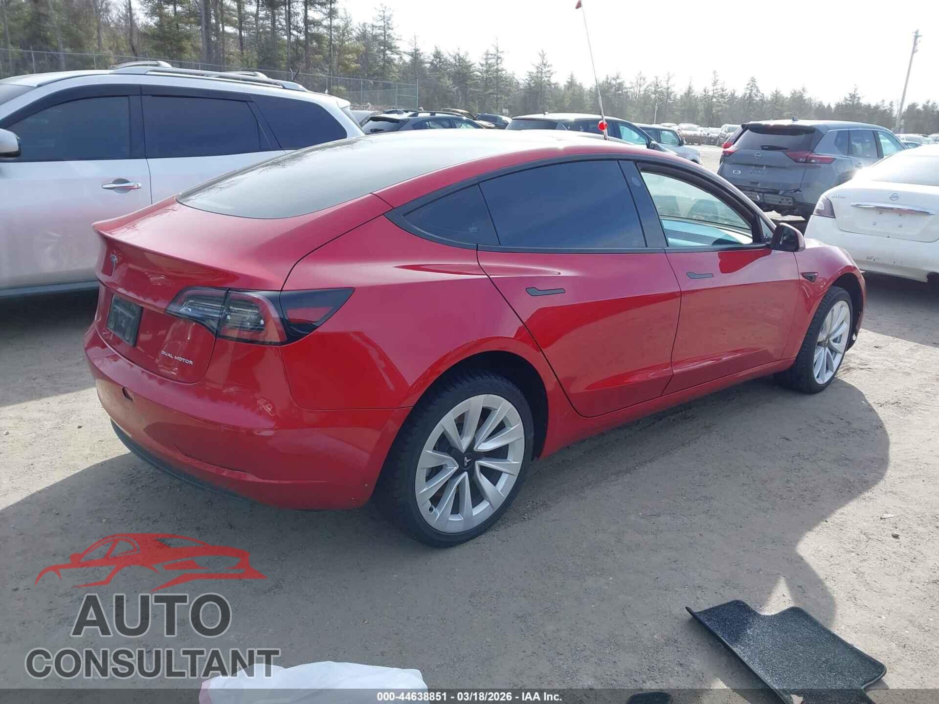TESLA MODEL 3 2021 - 5YJ3E1EBXMF013165