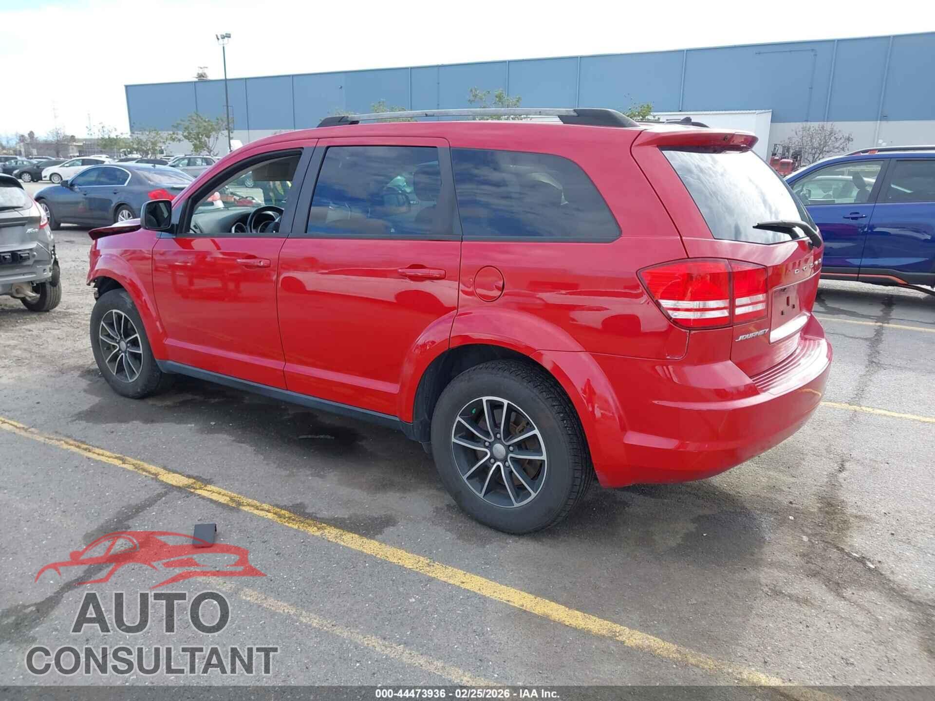 DODGE JOURNEY 2017 - 3C4PDCAB0HT662227