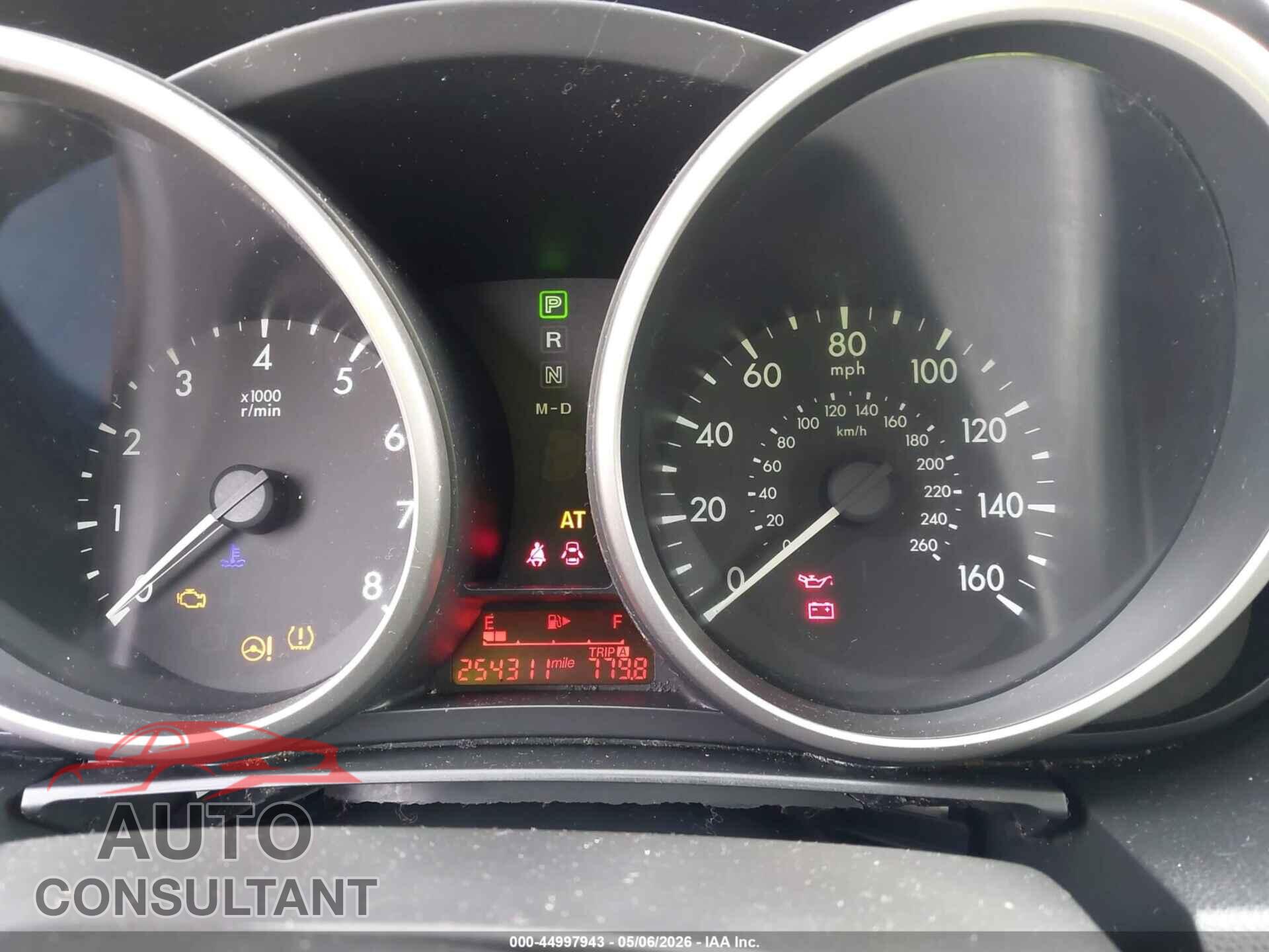 MAZDA MAZDA5 2012 - JM1CW2BL6C0142002