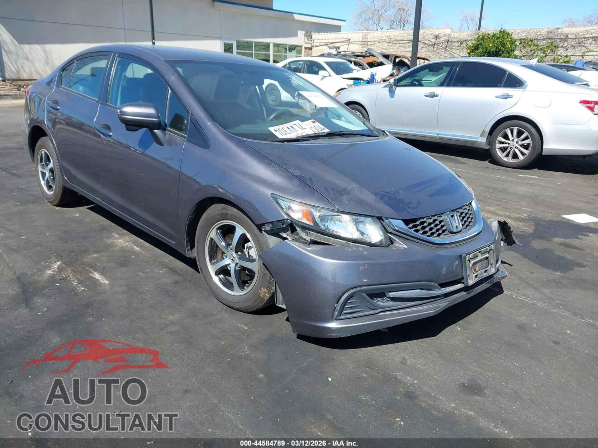 HONDA CIVIC 2015 - 19XFB2F70FE267627