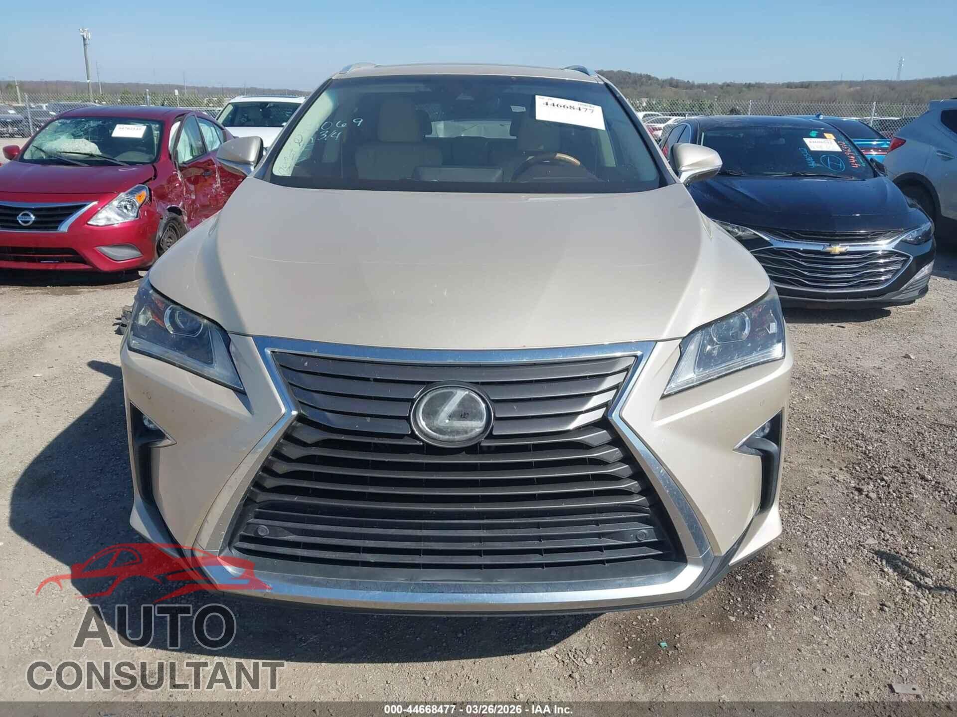 LEXUS RX 350 2017 - 2T2ZZMCA9HC072952