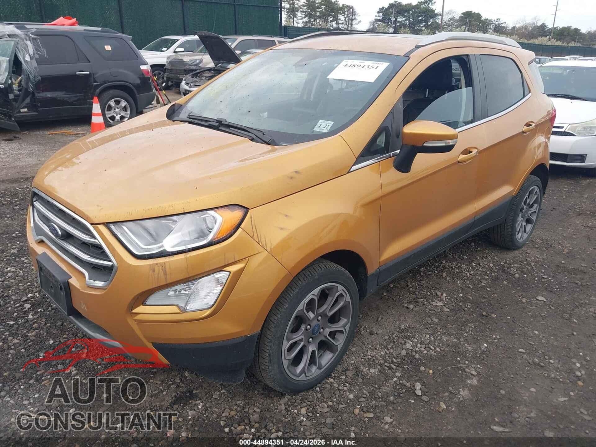 FORD ECOSPORT 2022 - MAJ6S3KL9NC461741