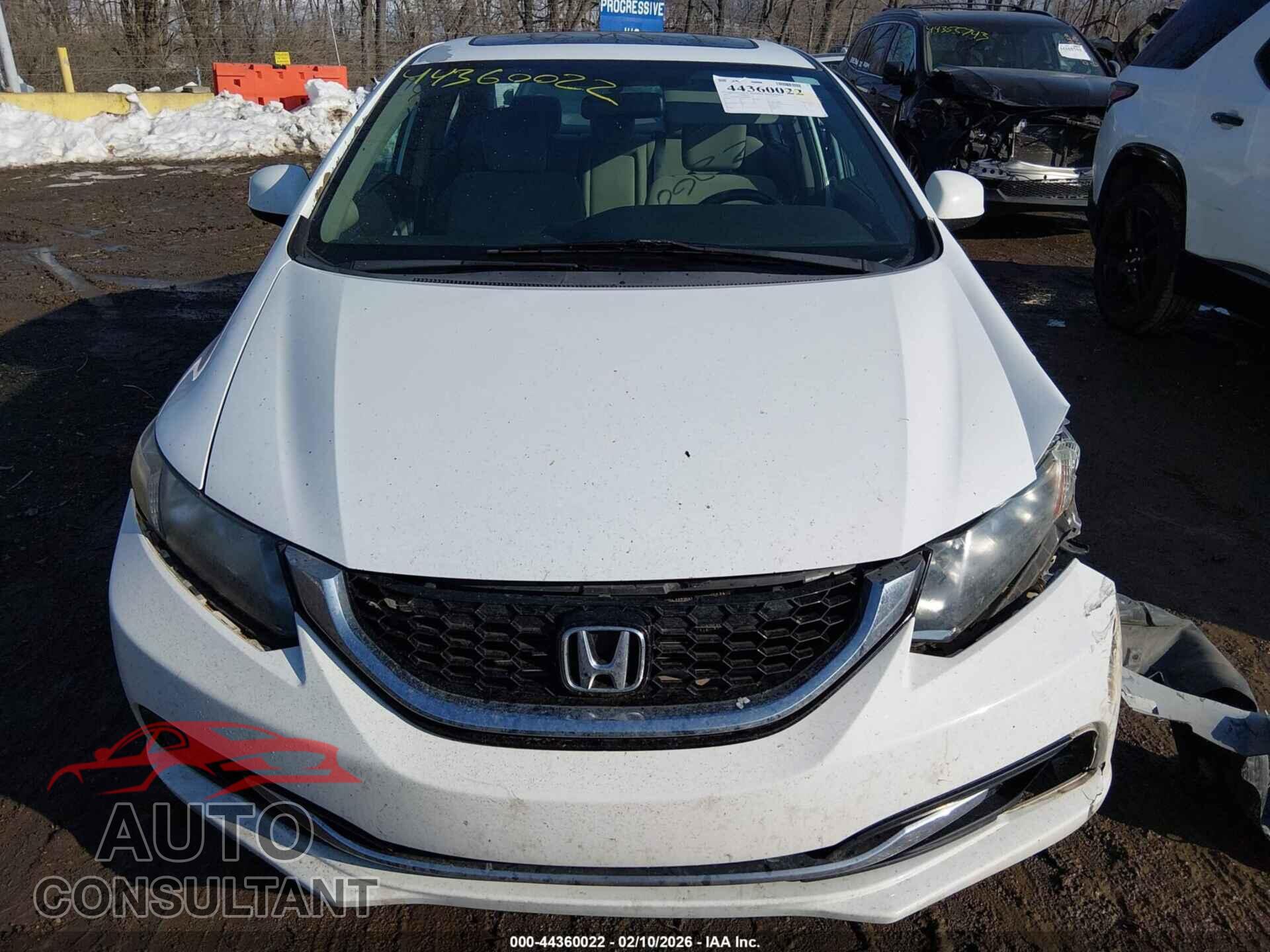 HONDA CIVIC 2013 - 19XFB2F85DE087050