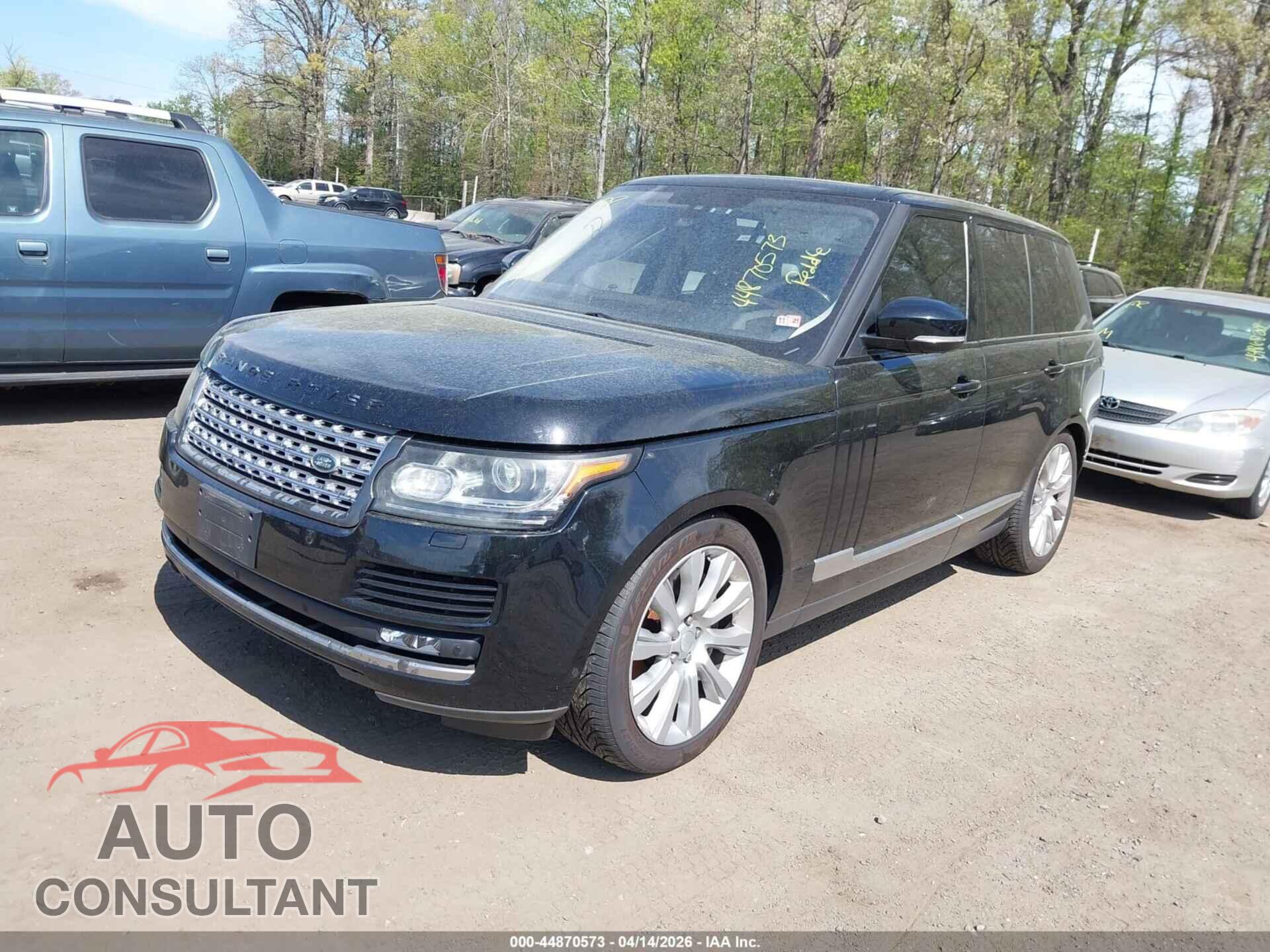 LAND ROVER RANGE ROVER 2016 - SALGS2EF1GA292756