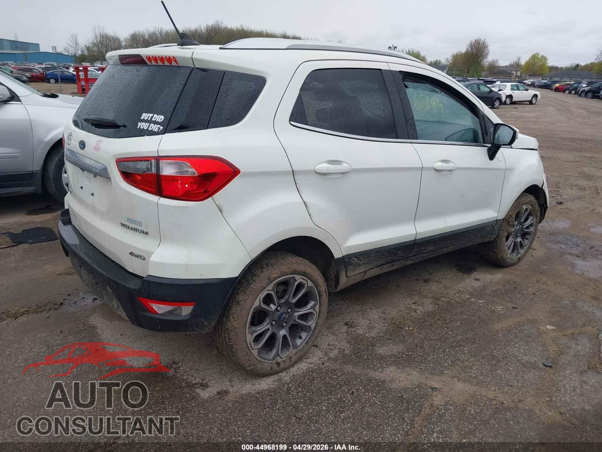 FORD ECOSPORT 2020 - MAJ6S3KL3LC329670