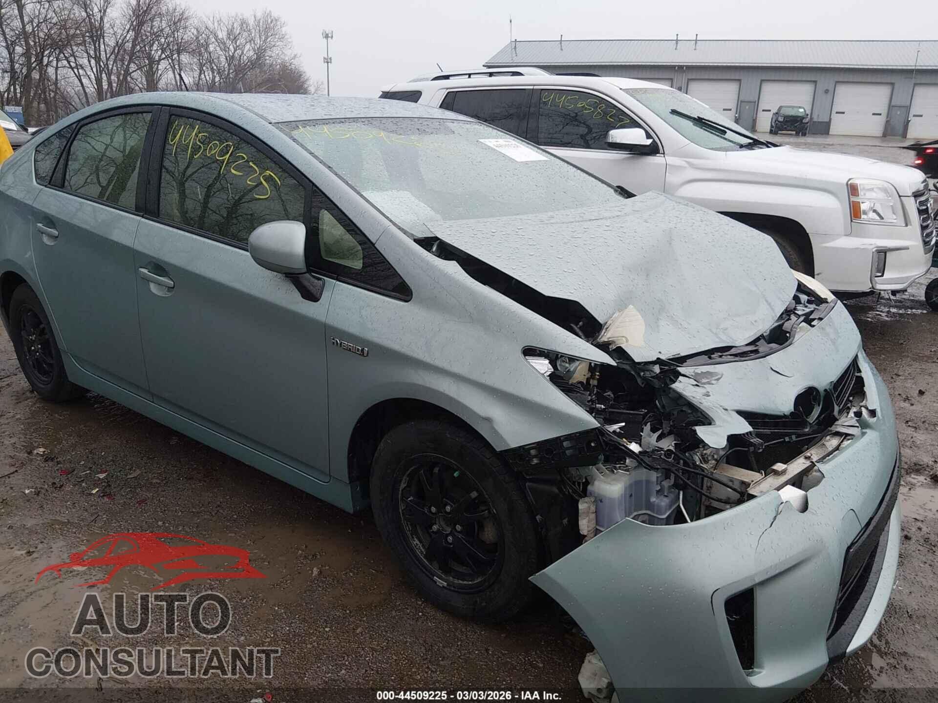 TOYOTA PRIUS 2013 - JTDKN3DU7D5704729