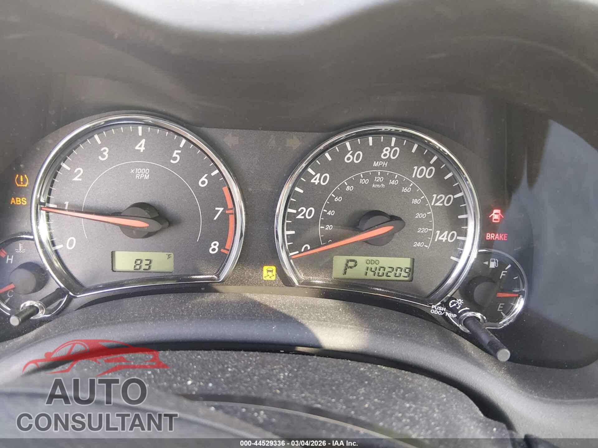 TOYOTA COROLLA 2012 - 2T1BU4EEXCC780429