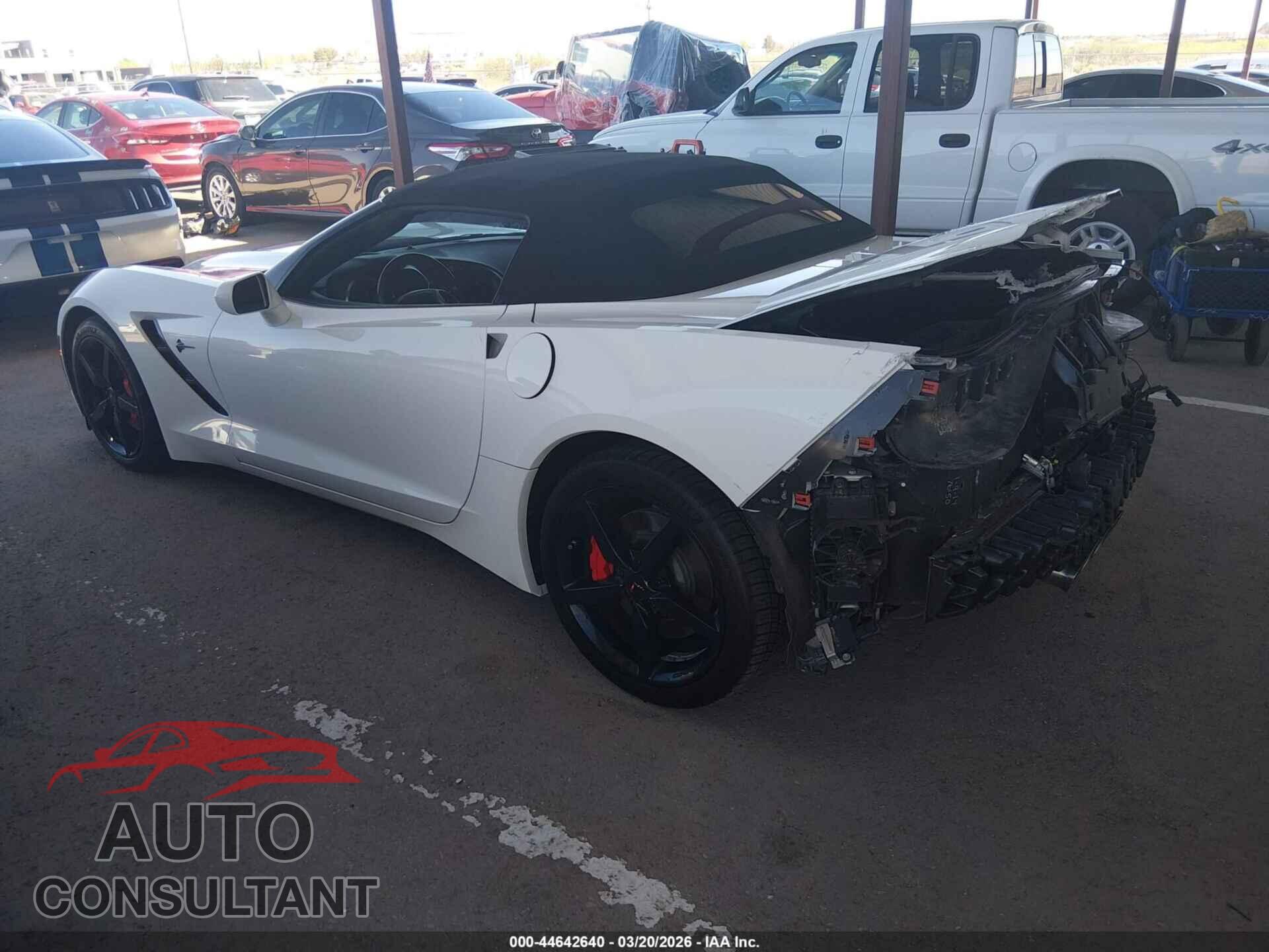 CHEVROLET CORVETTE STINGRAY 2014 - 1G1YD3D74E5113050