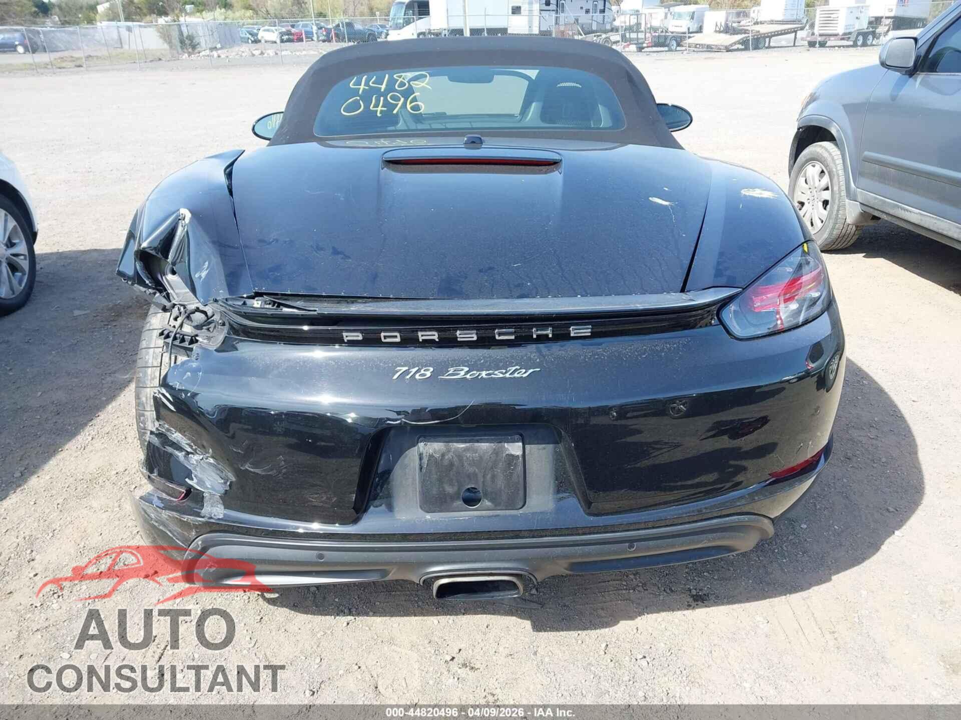 PORSCHE 718 BOXSTER 2017 - WP0CA2A81HS221715