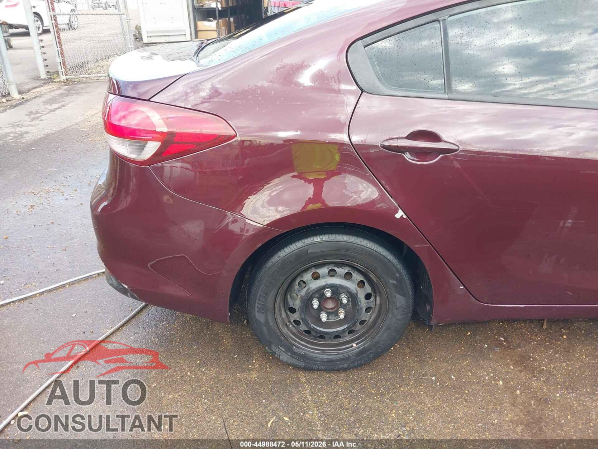 KIA FORTE 2017 - 3KPFK4A78HE150965