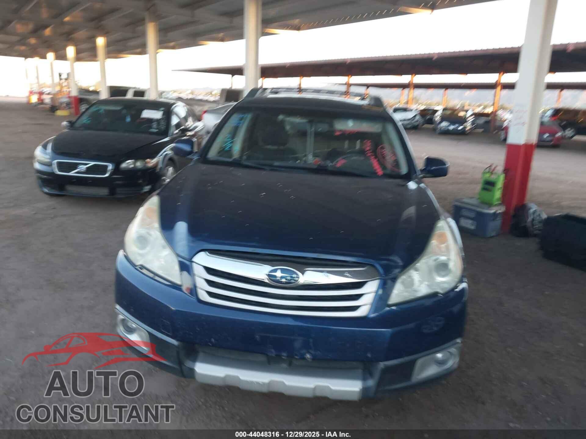 SUBARU OUTBACK 2011 - 4S4BRDLC1B2329062