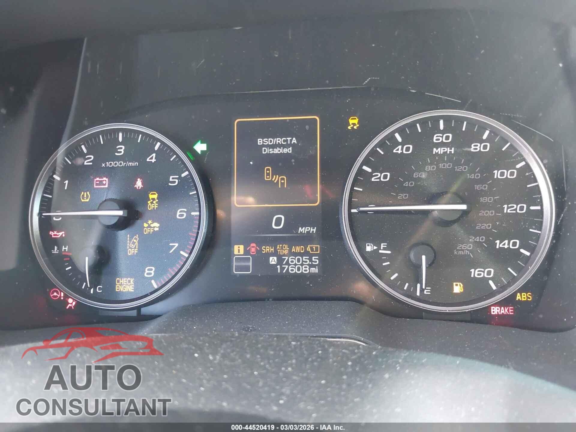 SUBARU OUTBACK 2025 - 4S4BTGPD1S3131128