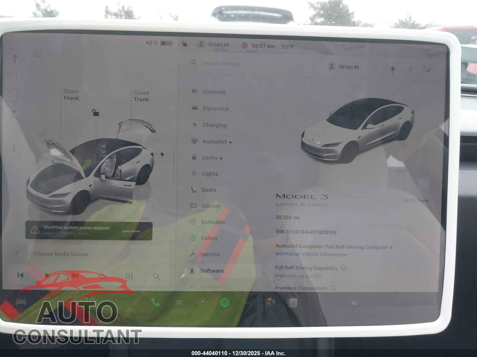 TESLA MODEL 3 2024 - 5YJ3E1EA4RF829108