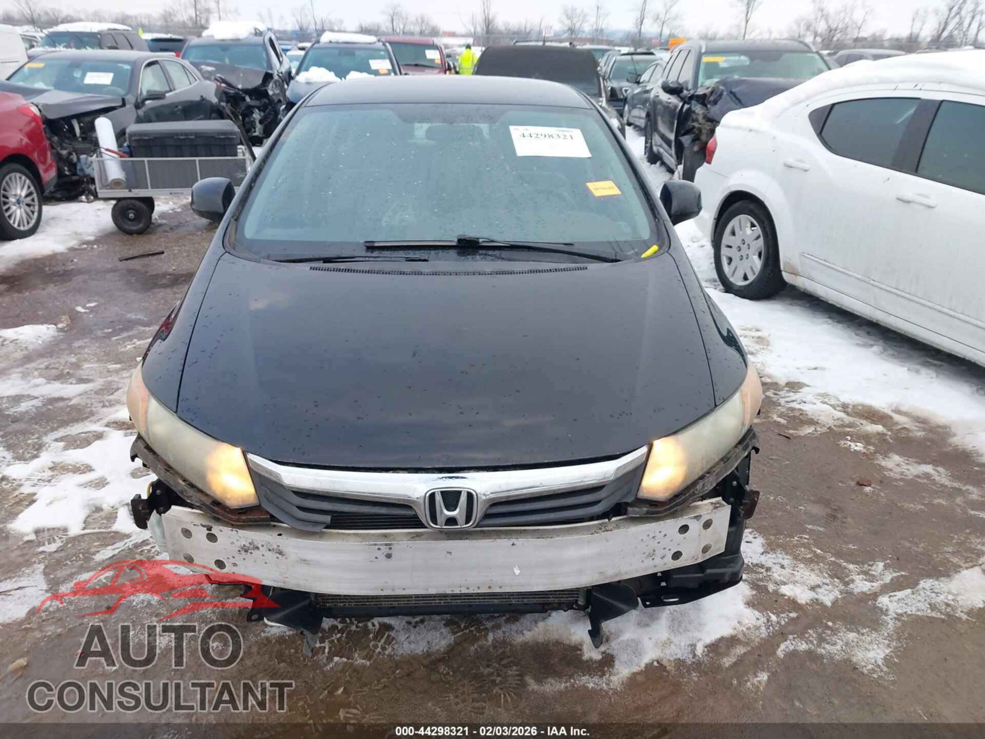 HONDA CIVIC 2012 - 19XFB2F51CE034270
