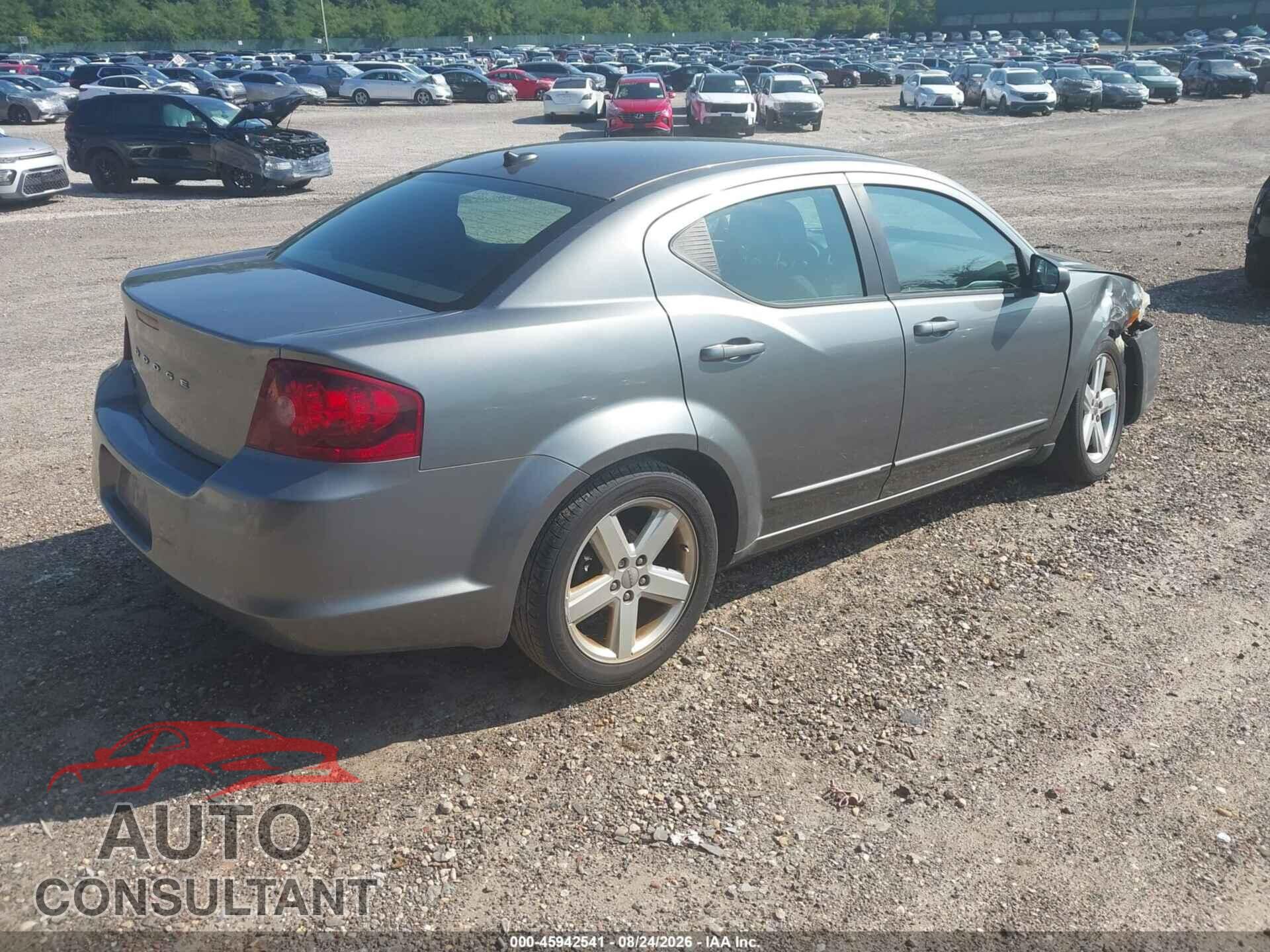 DODGE AVENGER 2013 - 1C3CDZAB3DN712540