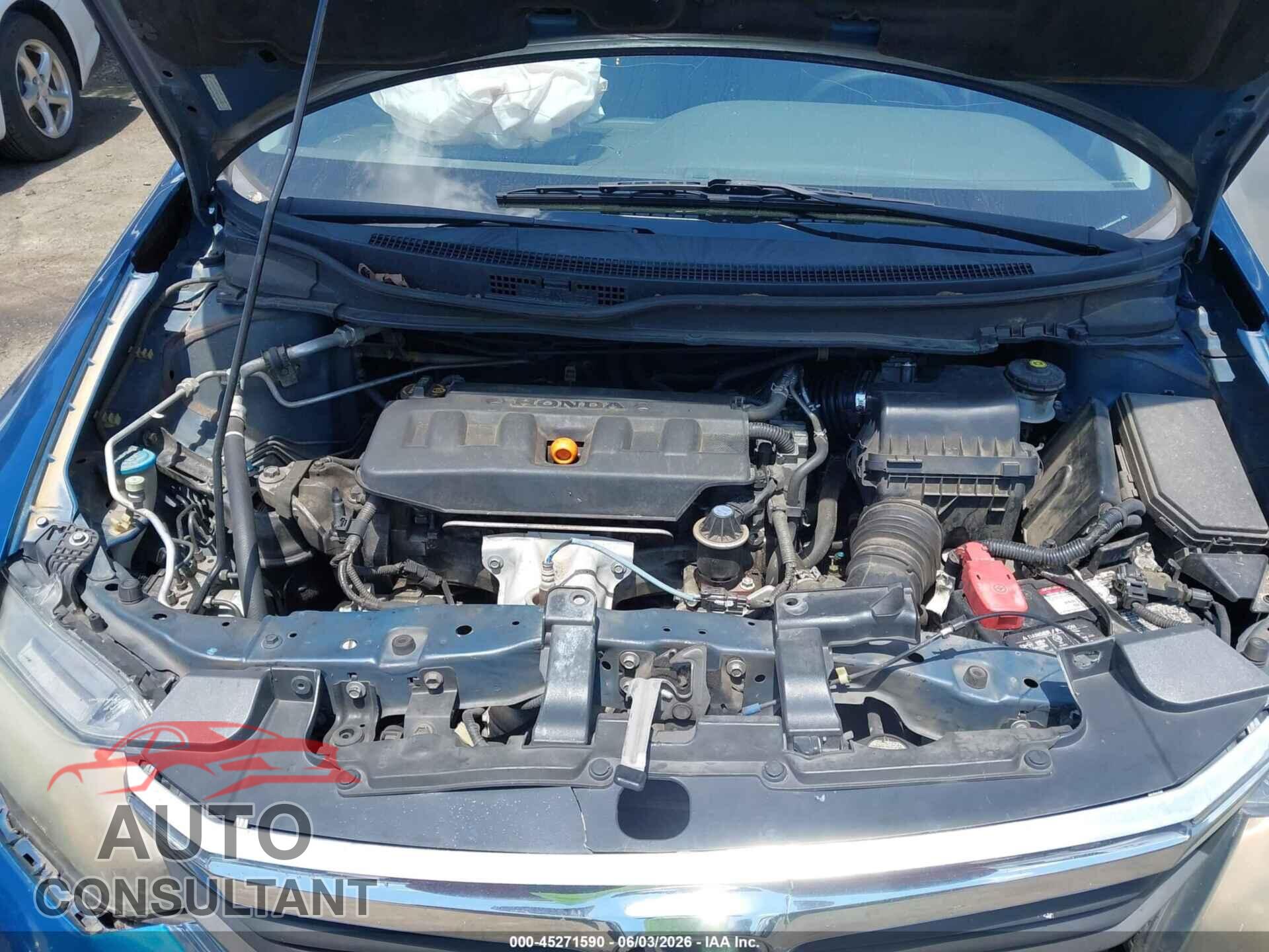 HONDA CIVIC 2012 - 2HGFB2F80CH502232
