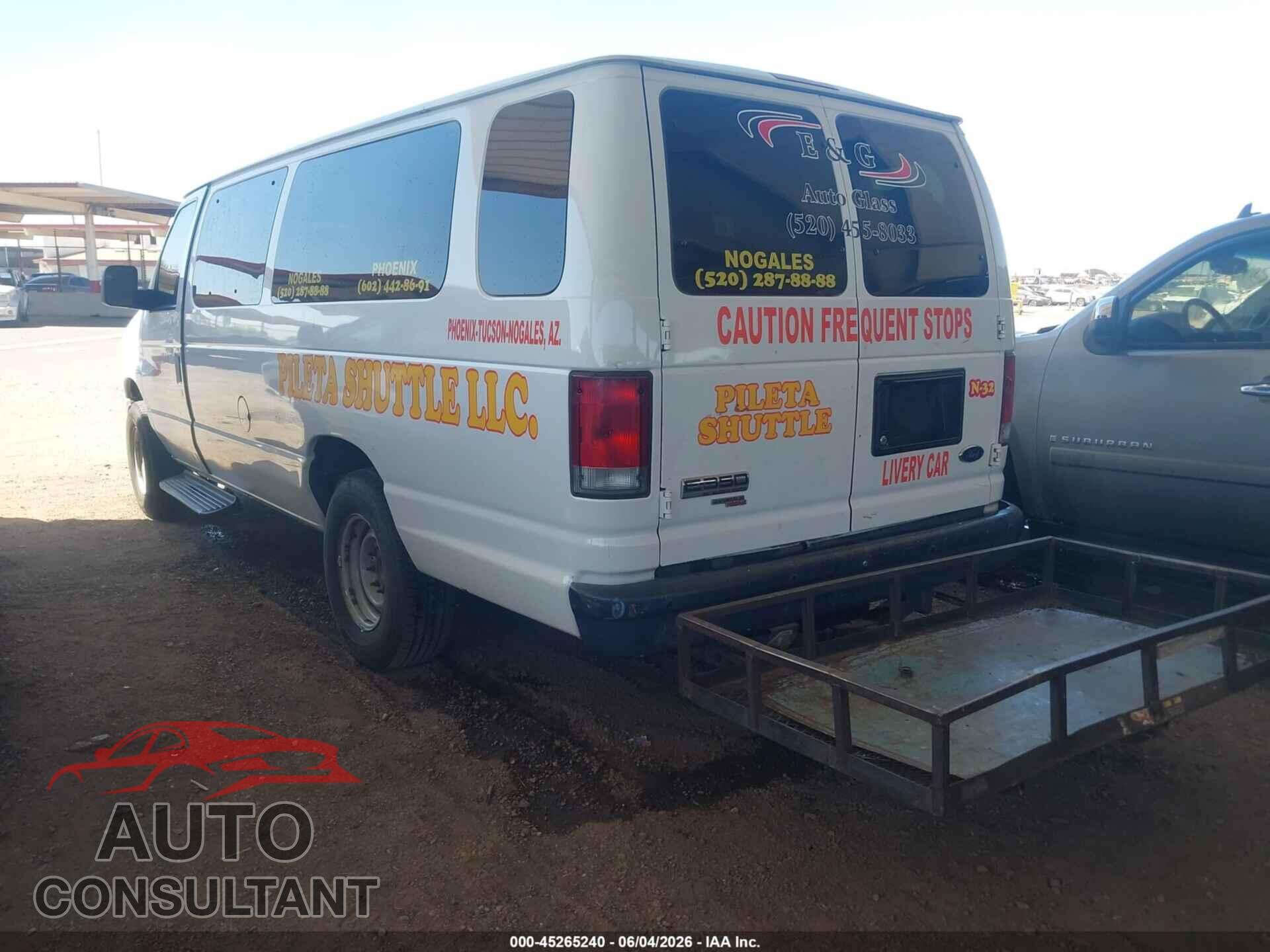 FORD E-350 SUPER DUTY 2012 - 1FBSS3BL2CDA92368