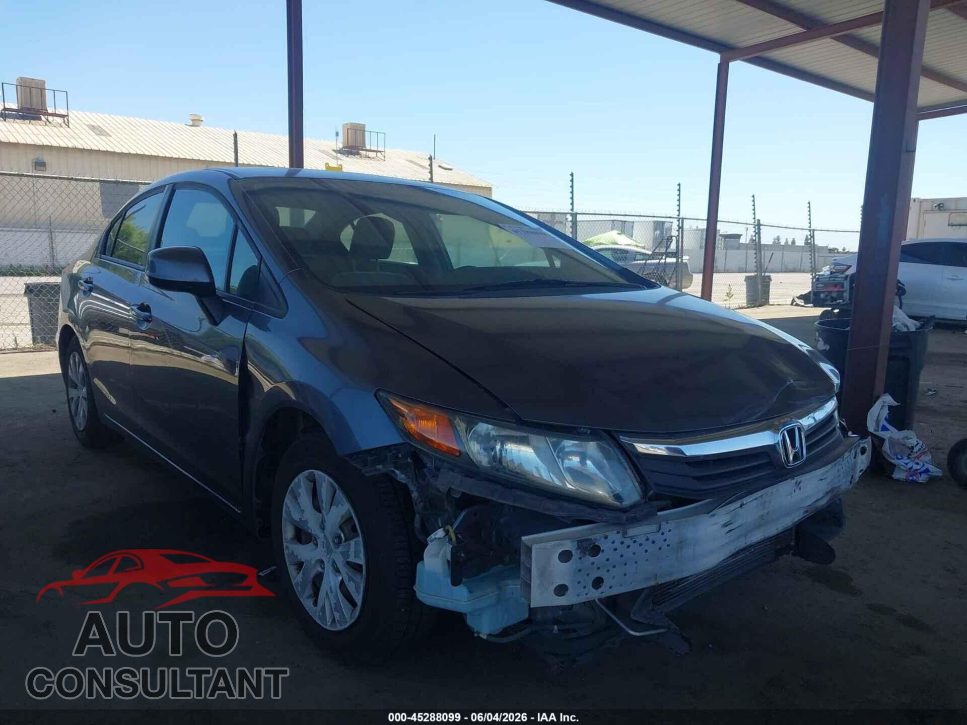 HONDA CIVIC 2012 - 19XFB2F51CE391884