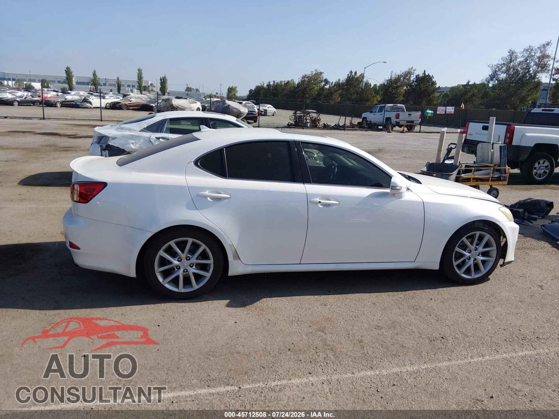LEXUS IS 250 2013 - JTHBF5C21D5187256