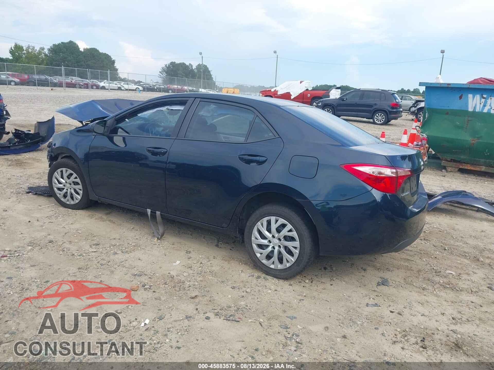 TOYOTA COROLLA 2018 - 5YFBURHE3JP783159