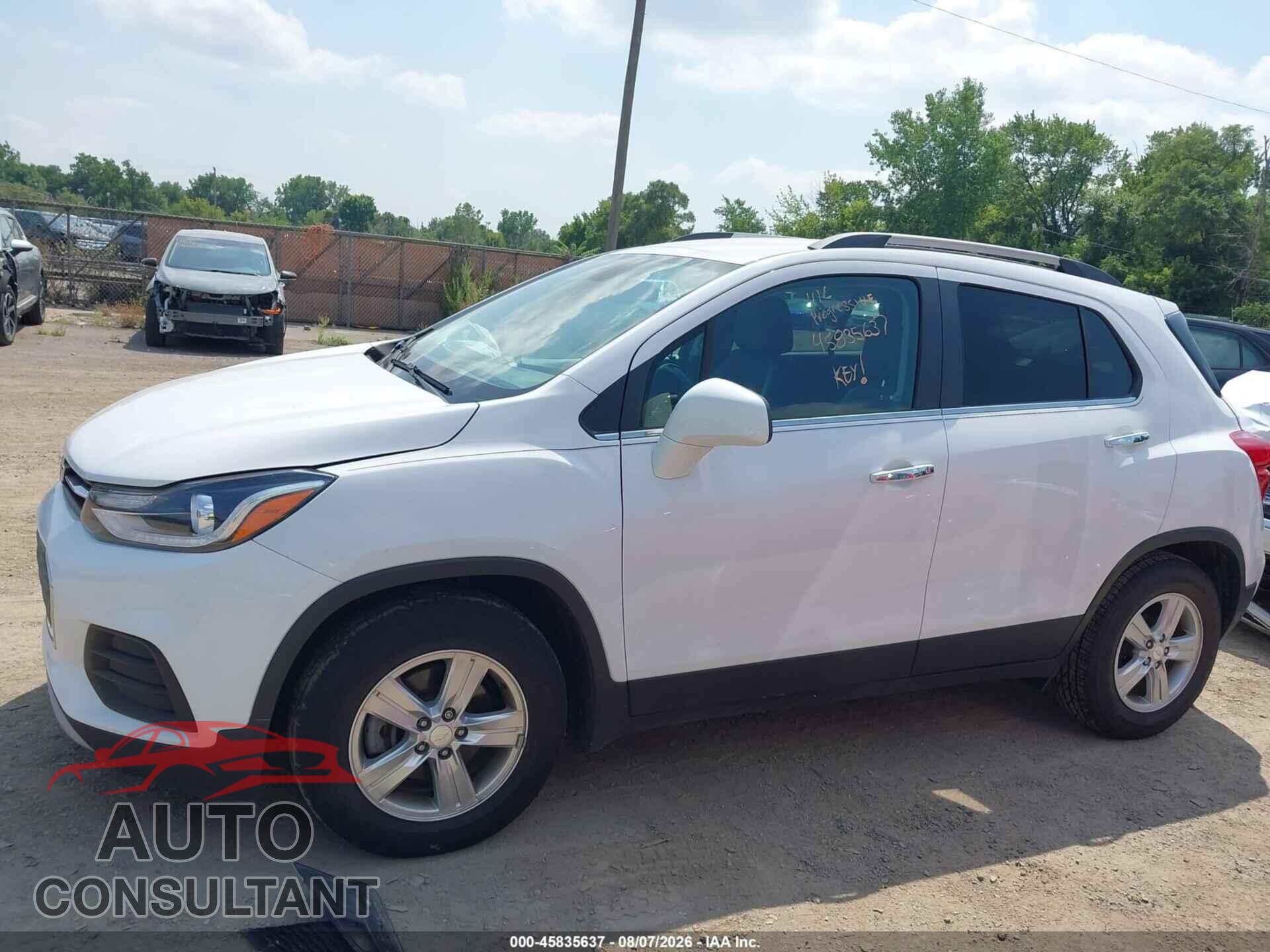 CHEVROLET TRAX 2019 - 3GNCJLSB3KL334319