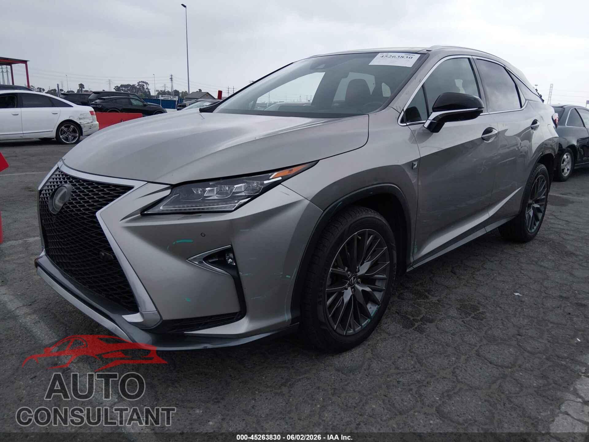 LEXUS RX 350 2017 - 2T2ZZMCA5HC054108