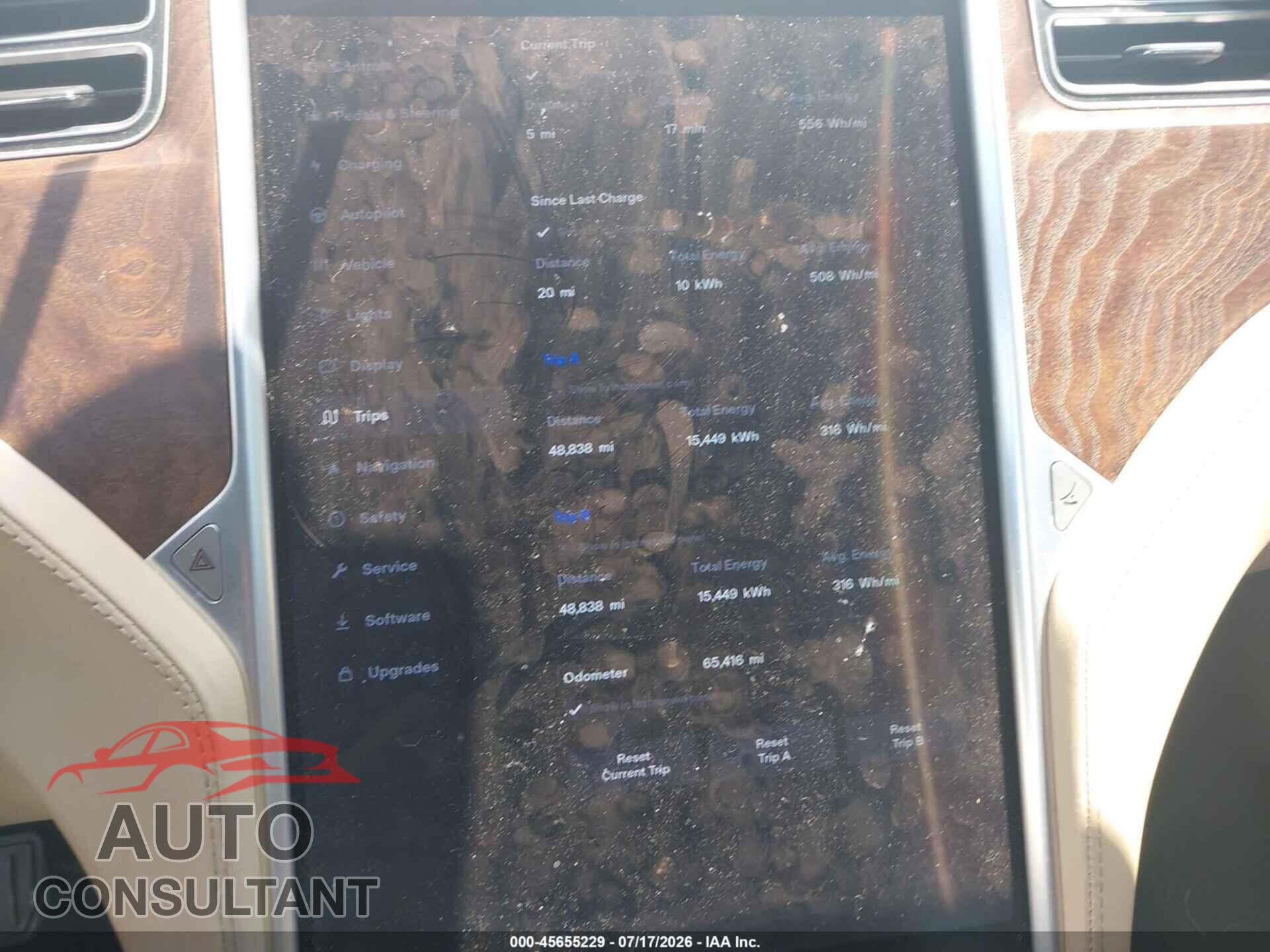 TESLA MODEL S 2016 - 5YJSA1E17GF151720