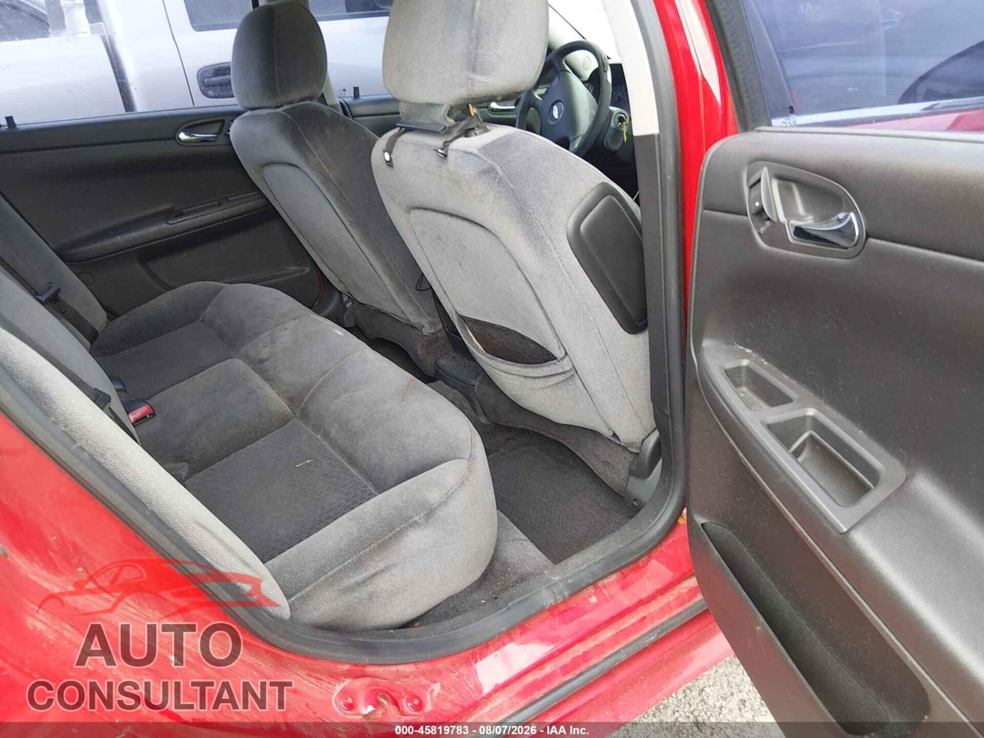 CHEVROLET IMPALA 2012 - 2G1WF5E35C1272005