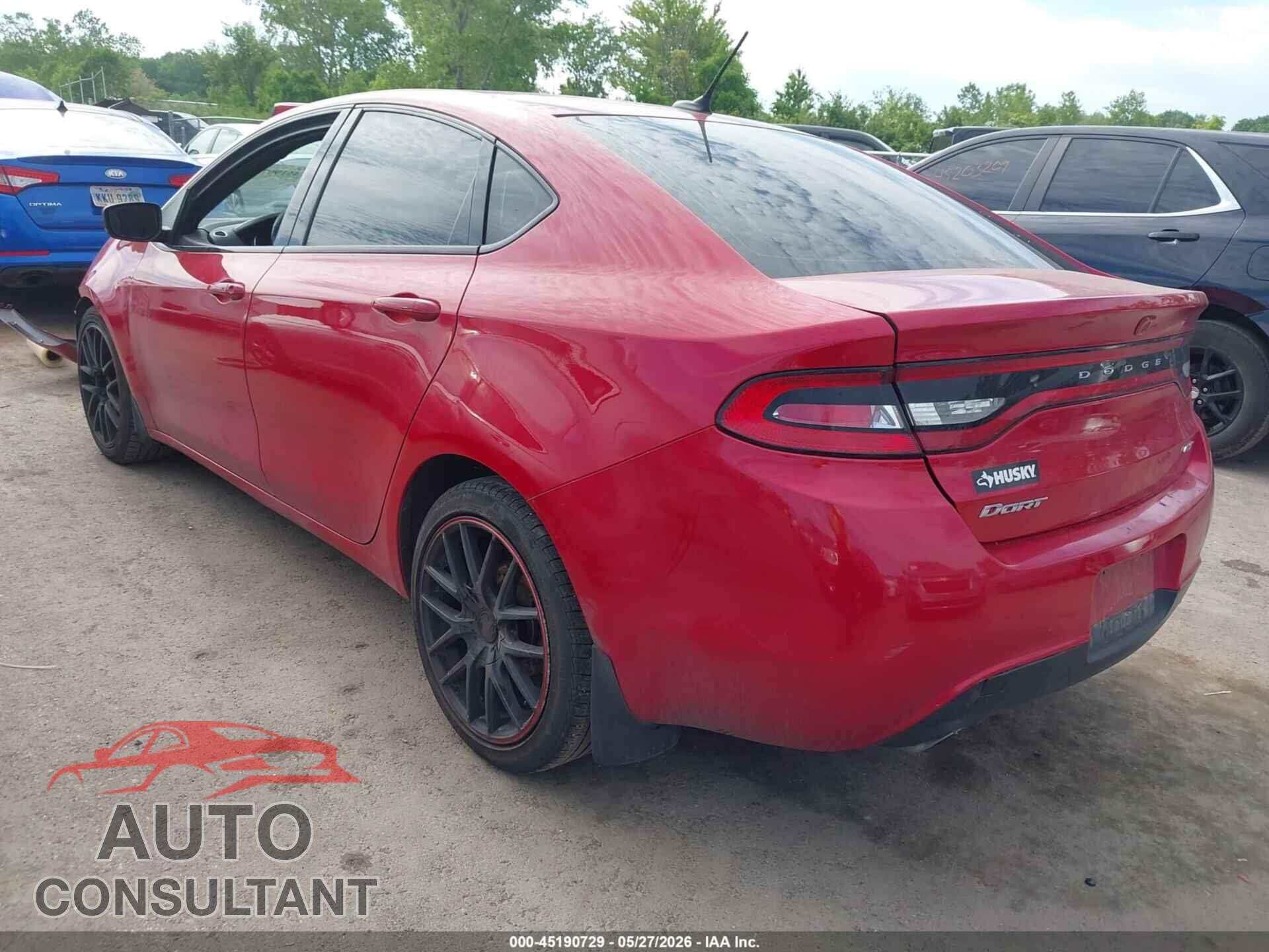 DODGE DART 2014 - 1C3CDFEB8ED854592