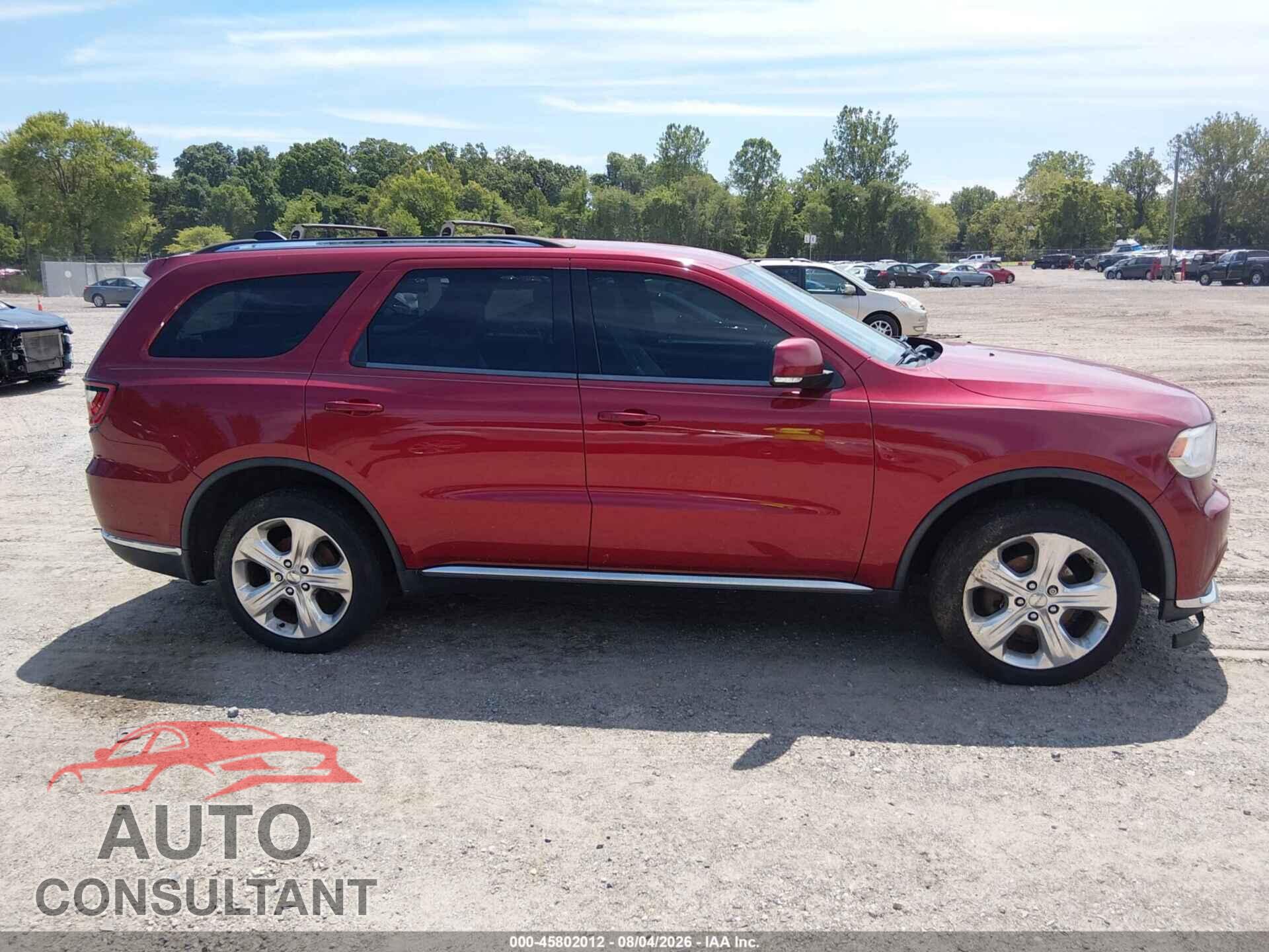 DODGE DURANGO 2014 - 1C4RDJDG7EC337263