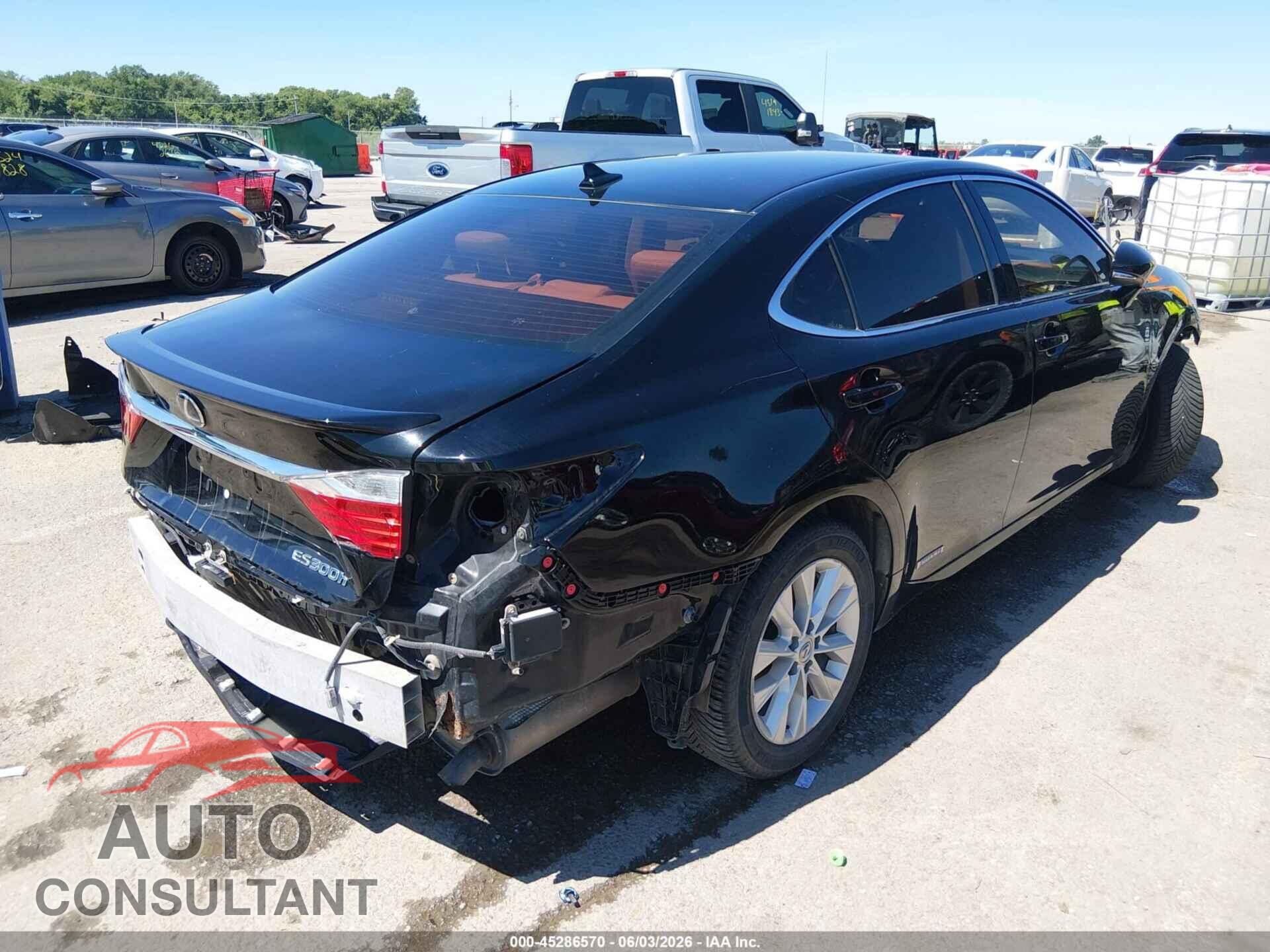 LEXUS ES 300H 2013 - JTHBW1GG7D2000716