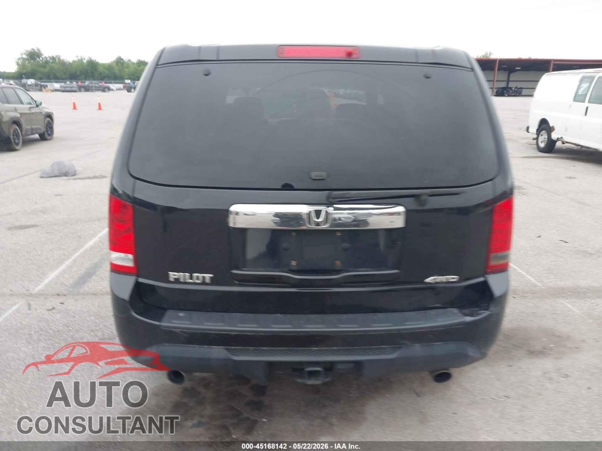 HONDA PILOT 2012 - 5FNYF4H47CB009591