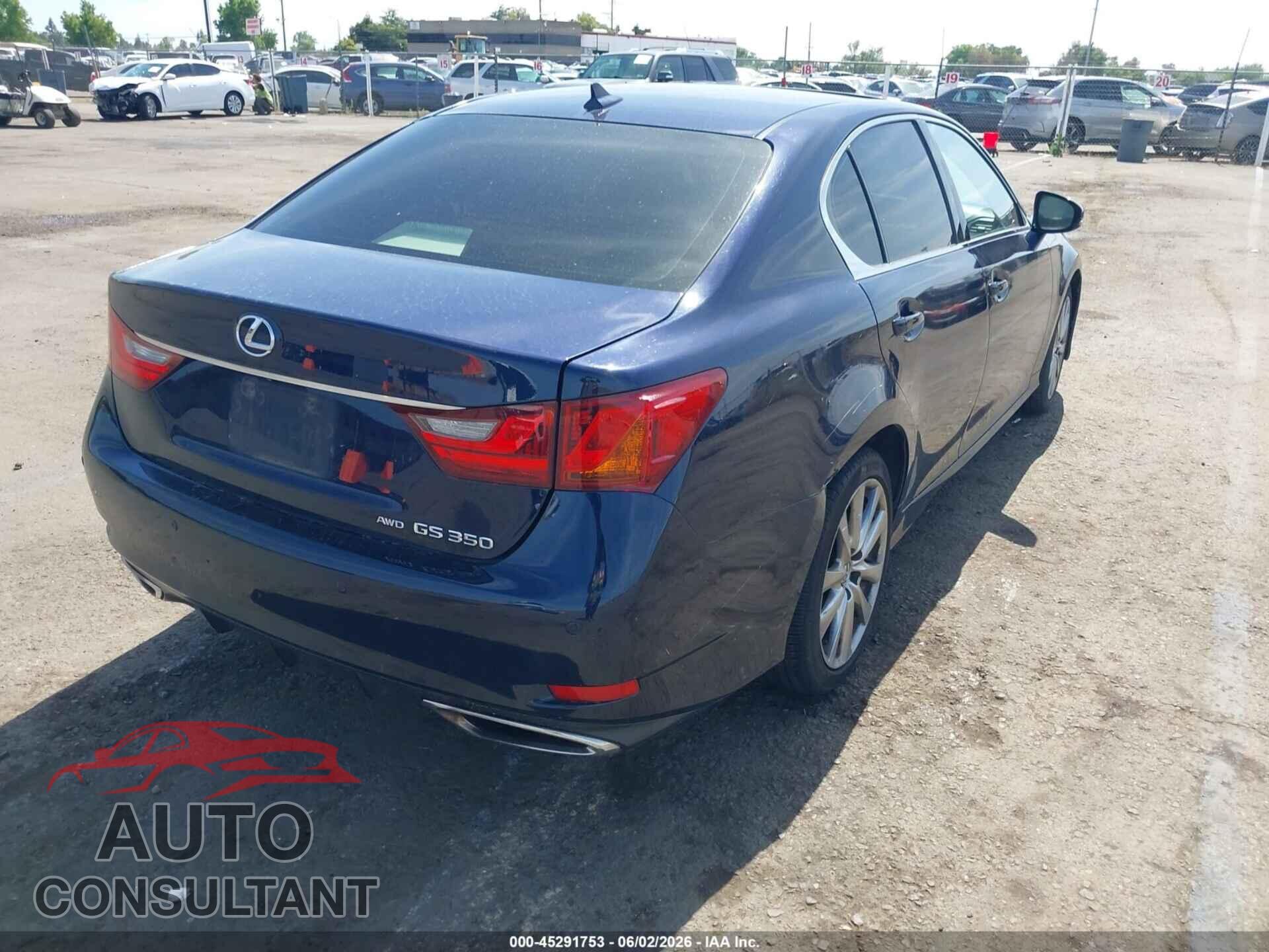 LEXUS GS 350 2013 - JTHCE1BL3D5002702