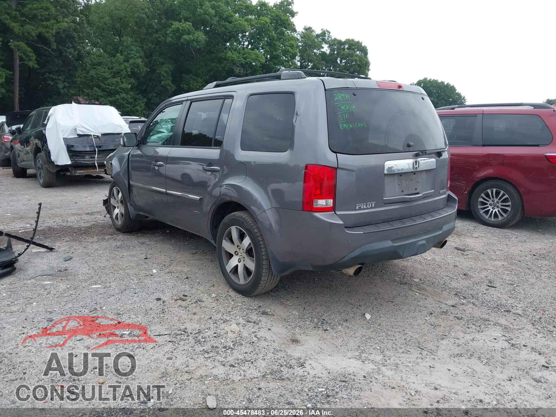 HONDA PILOT 2014 - 5FNYF3H92EB016599