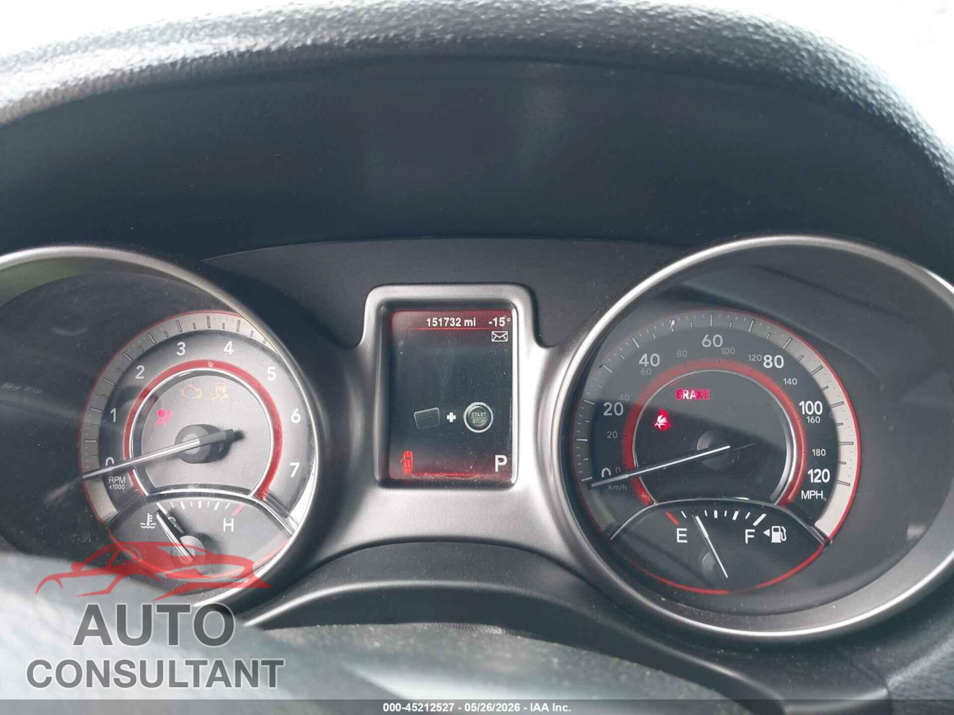DODGE JOURNEY 2015 - 3C4PDCGG4FT688202