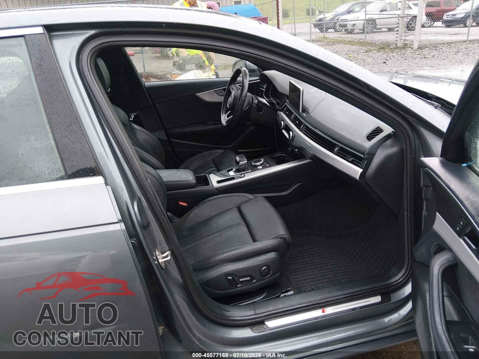 AUDI A4 2019 - WAUENAF44KN018186