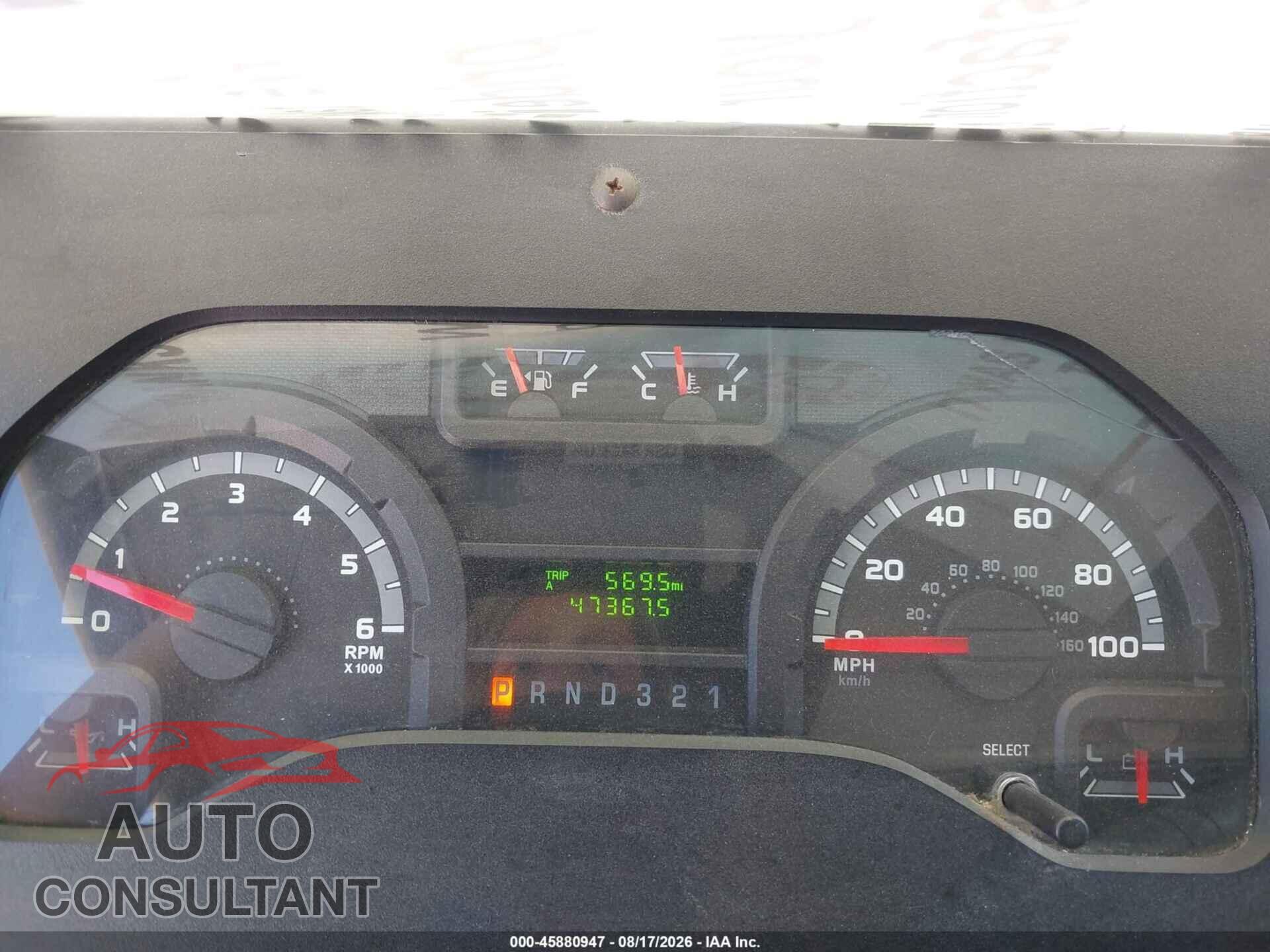 FORD E-450 STRIPPED 2016 - 1FC3E4KL4GDC18023