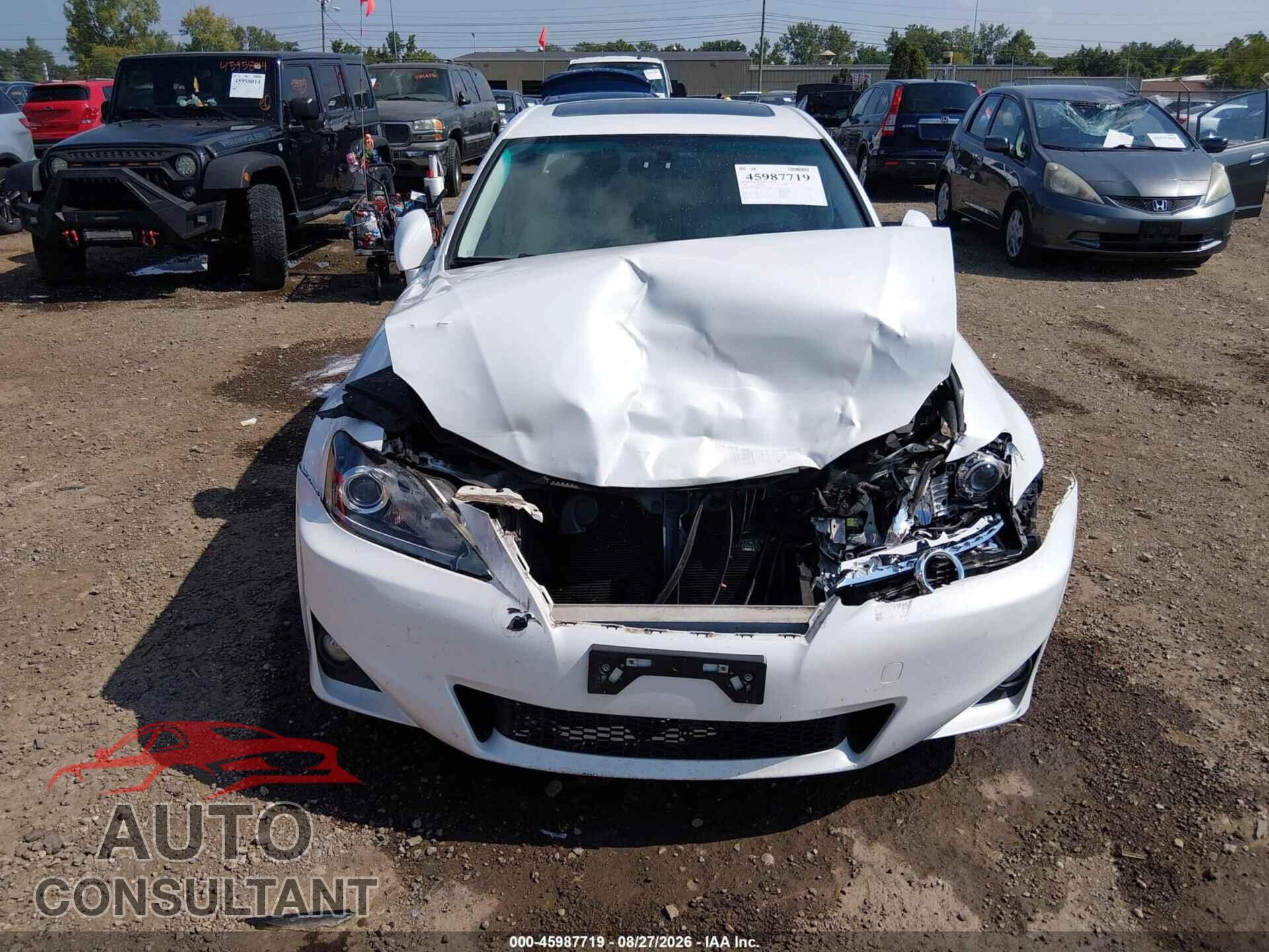 LEXUS IS 250 2012 - JTHBF5C25C2102497