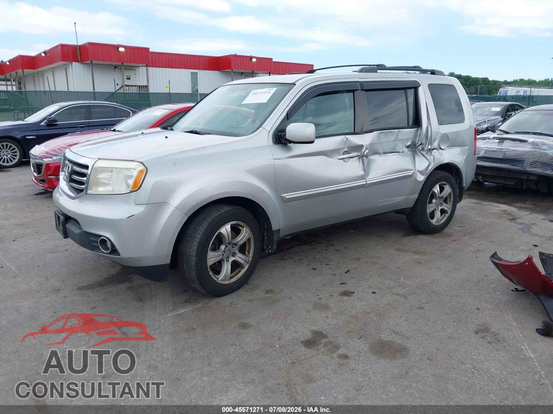 HONDA PILOT 2012 - 5FNYF4H44CB002548