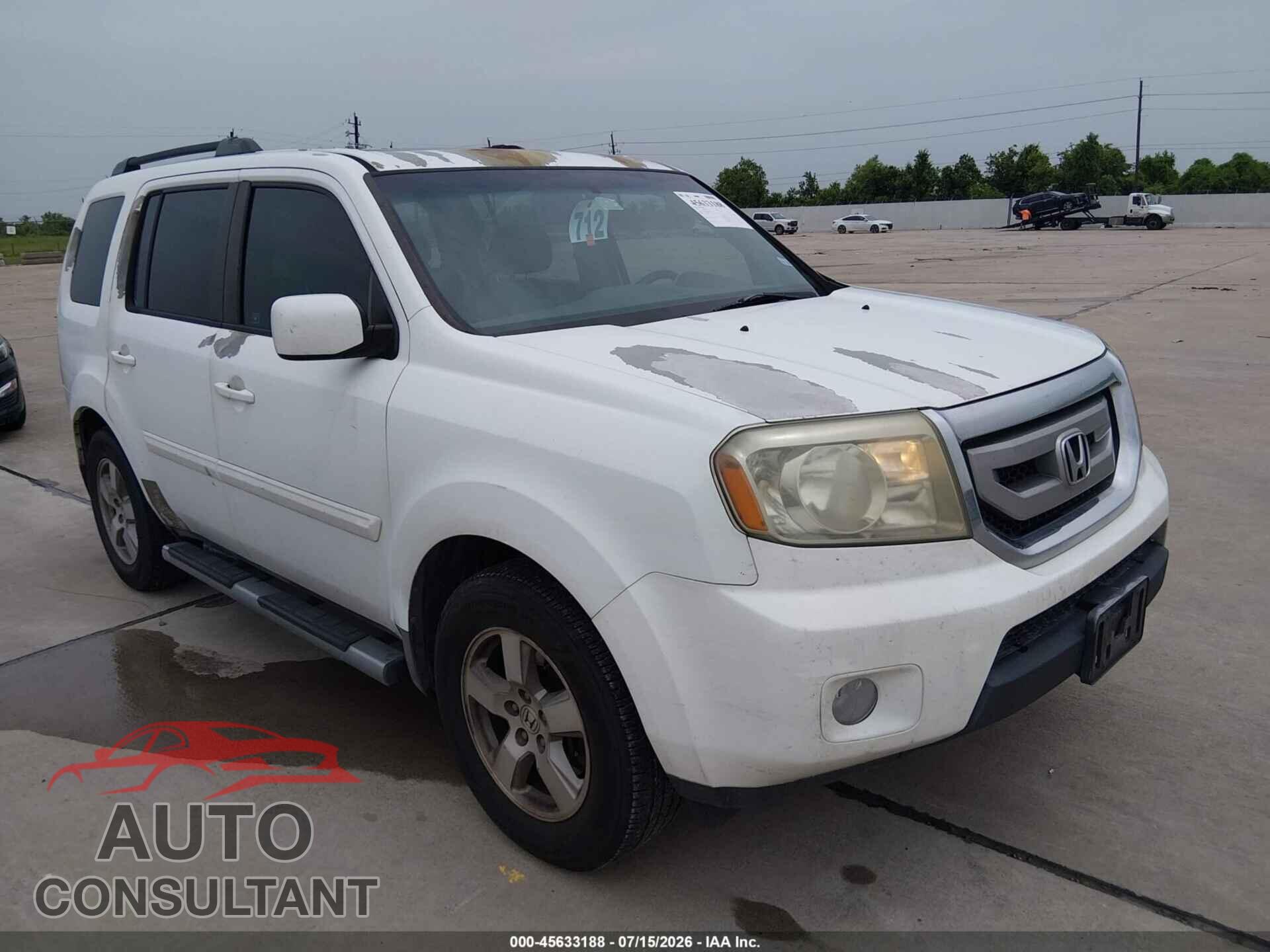 HONDA PILOT 2011 - 5FNYF3H69BB046300