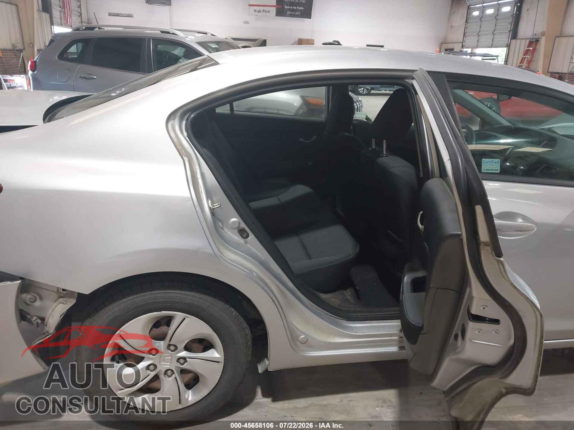 HONDA CIVIC 2014 - 19XFB2F5XEE270046