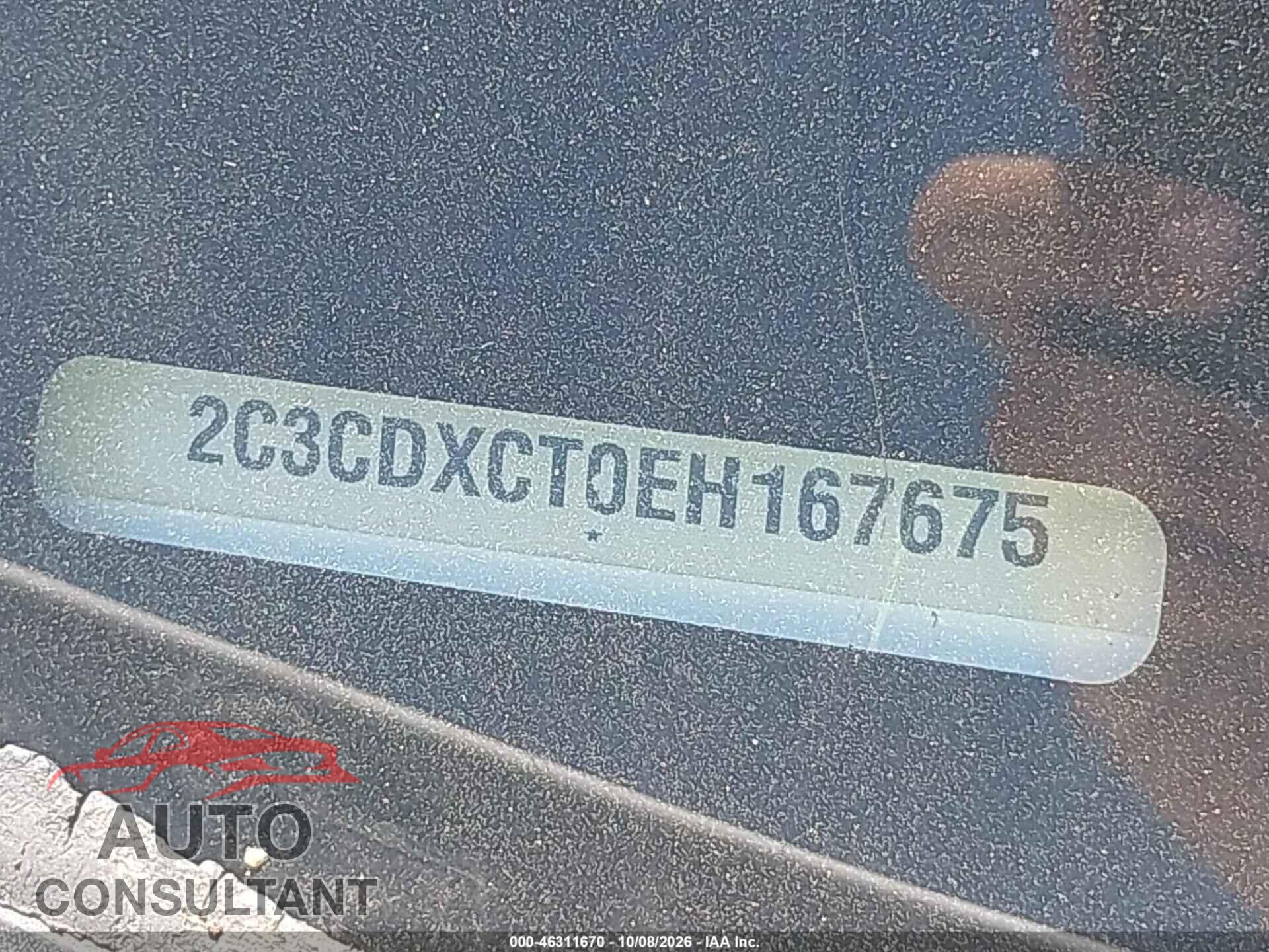 DODGE CHARGER 2014 - 2C3CDXCT0EH167675