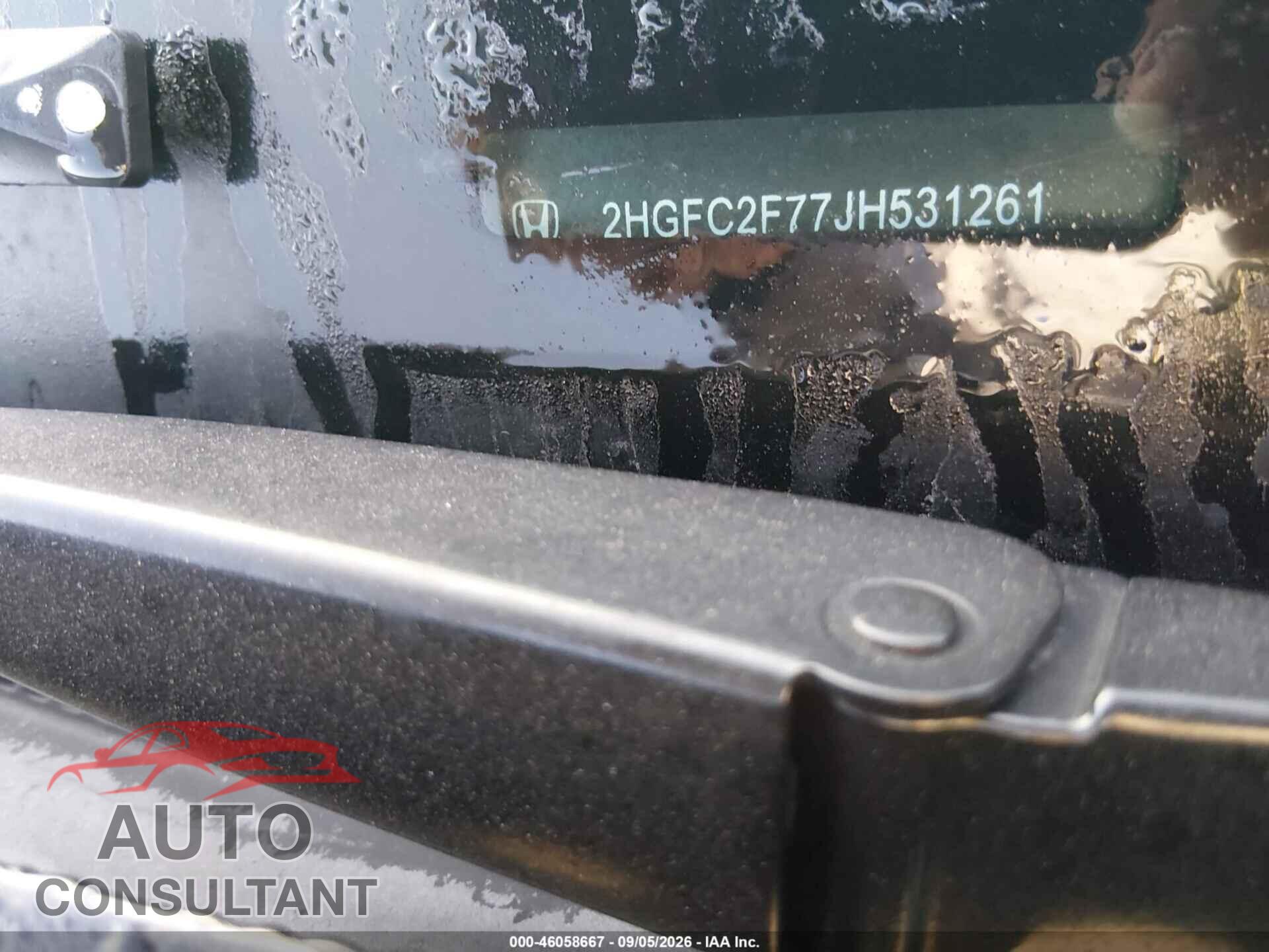 HONDA CIVIC 2018 - 2HGFC2F77JH531261