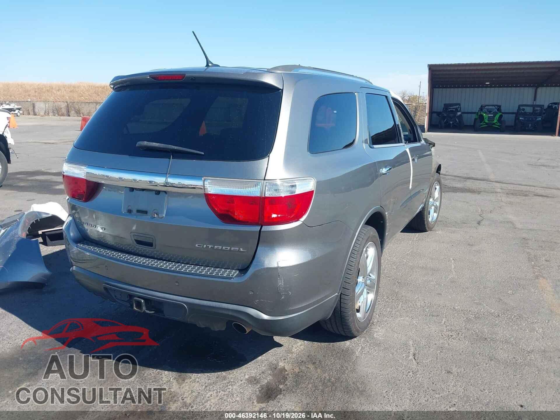 DODGE DURANGO 2012 - 1C4RDJEG4CC328564