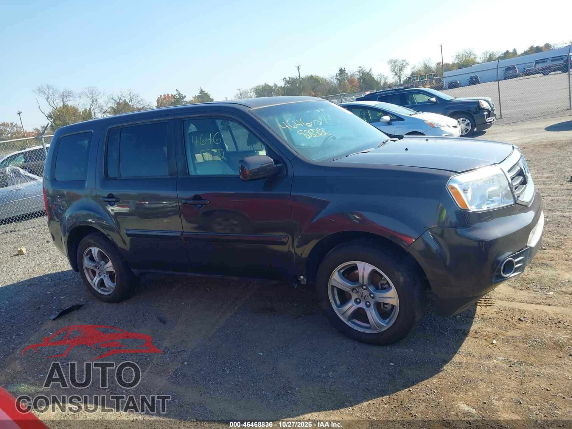 HONDA PILOT 2012 - 5FNYF4H51CB006078