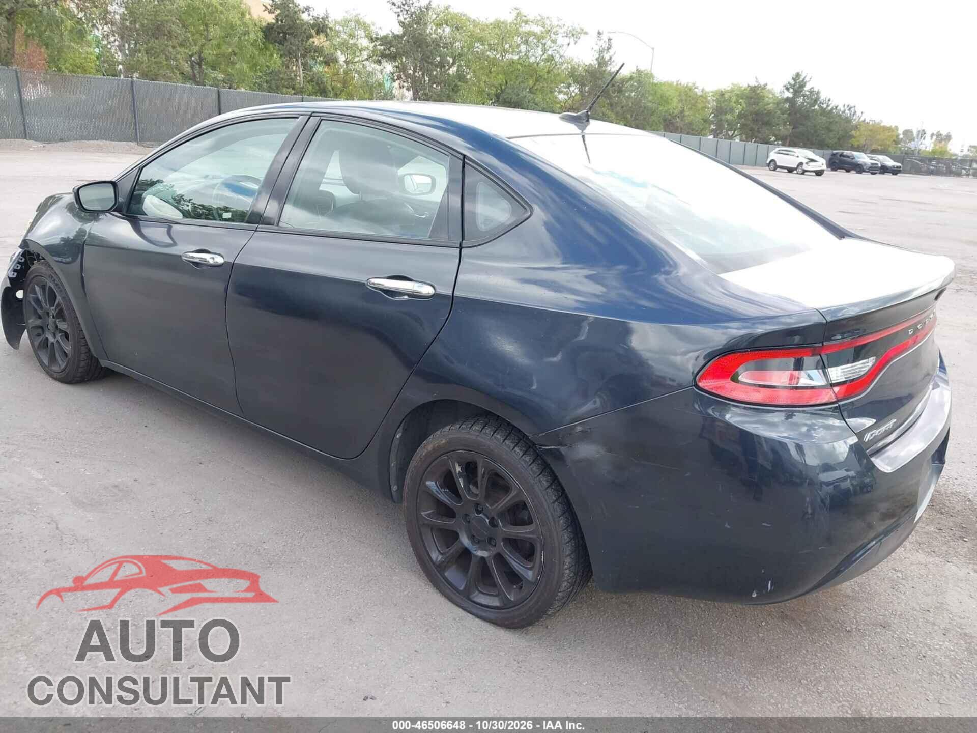 DODGE DART 2013 - 1C3CDFCA0DD119646