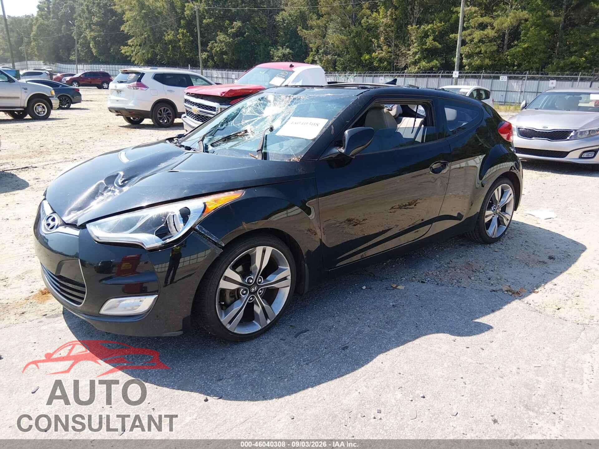 HYUNDAI VELOSTER 2013 - KMHTC6AD2DU107585