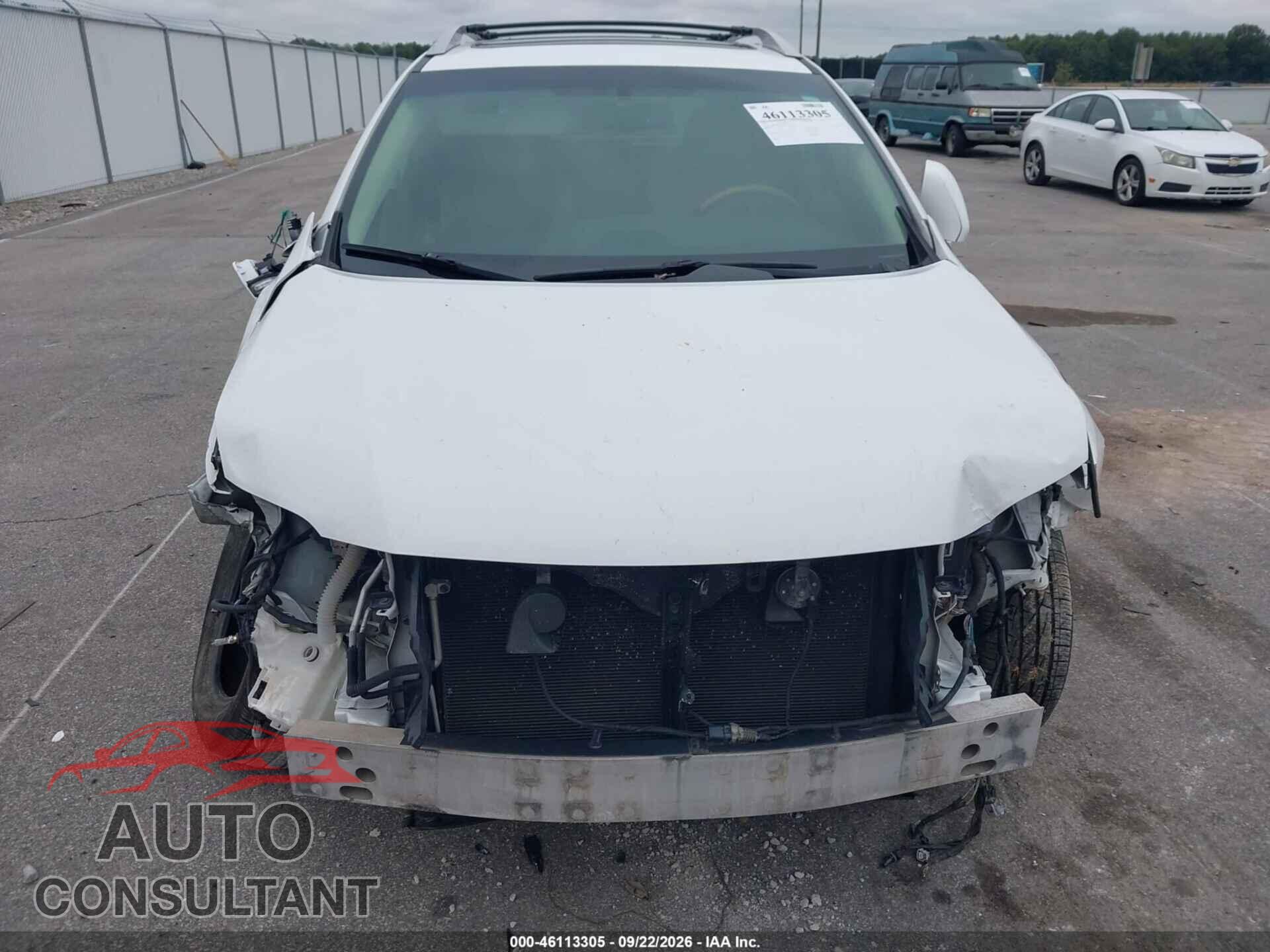 LEXUS RX 350 2012 - 2T2BK1BA7CC144973